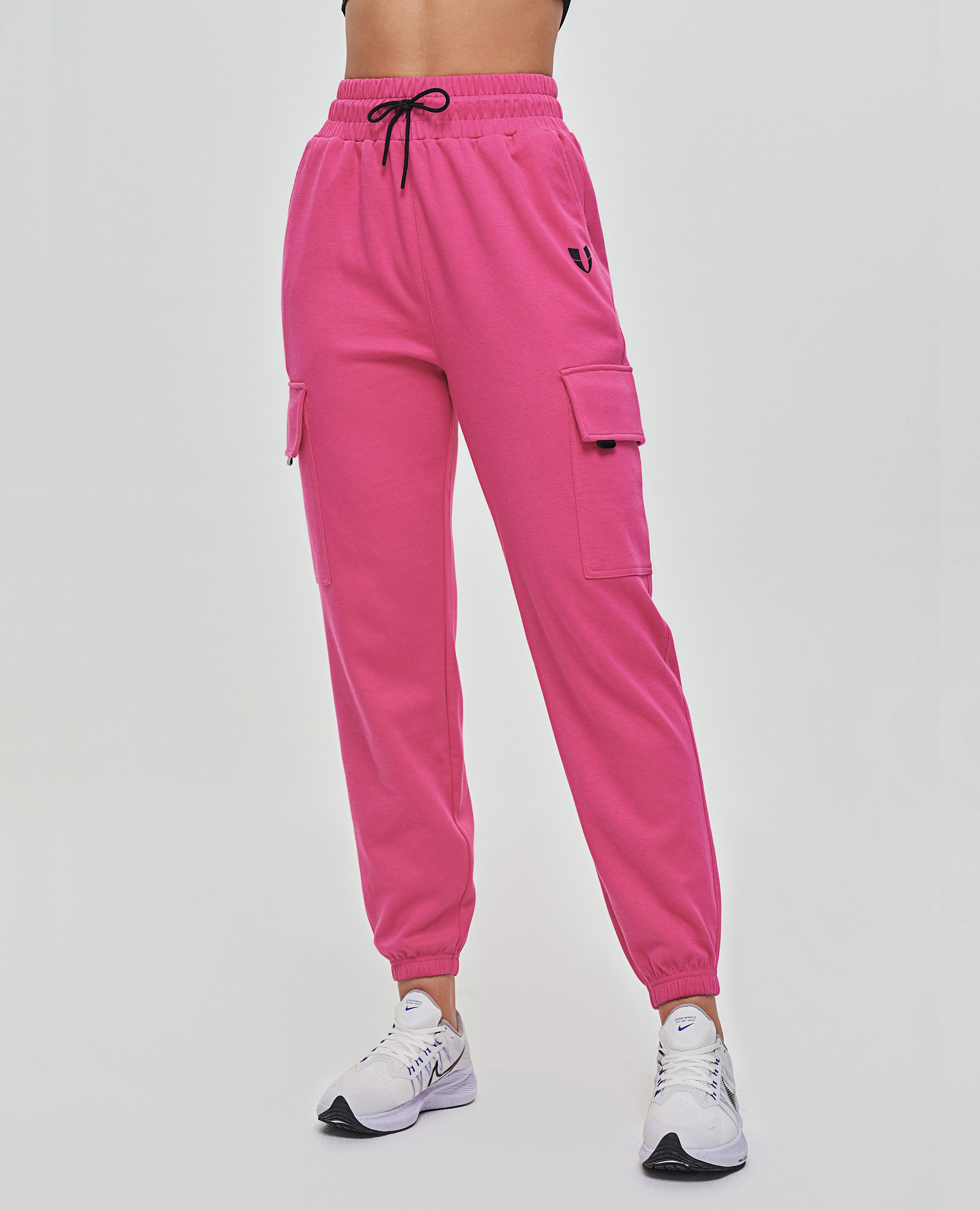 FIRM ABS Loose Fit Cargo Joggers - Fuchsia