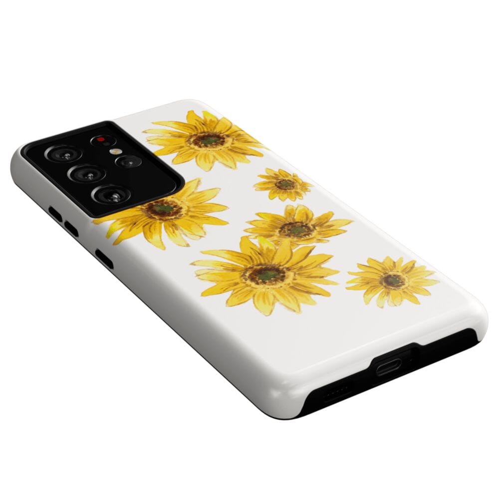 Casetry Golden Garden | Yellow Sunflower Floral Samsung Case - view 28