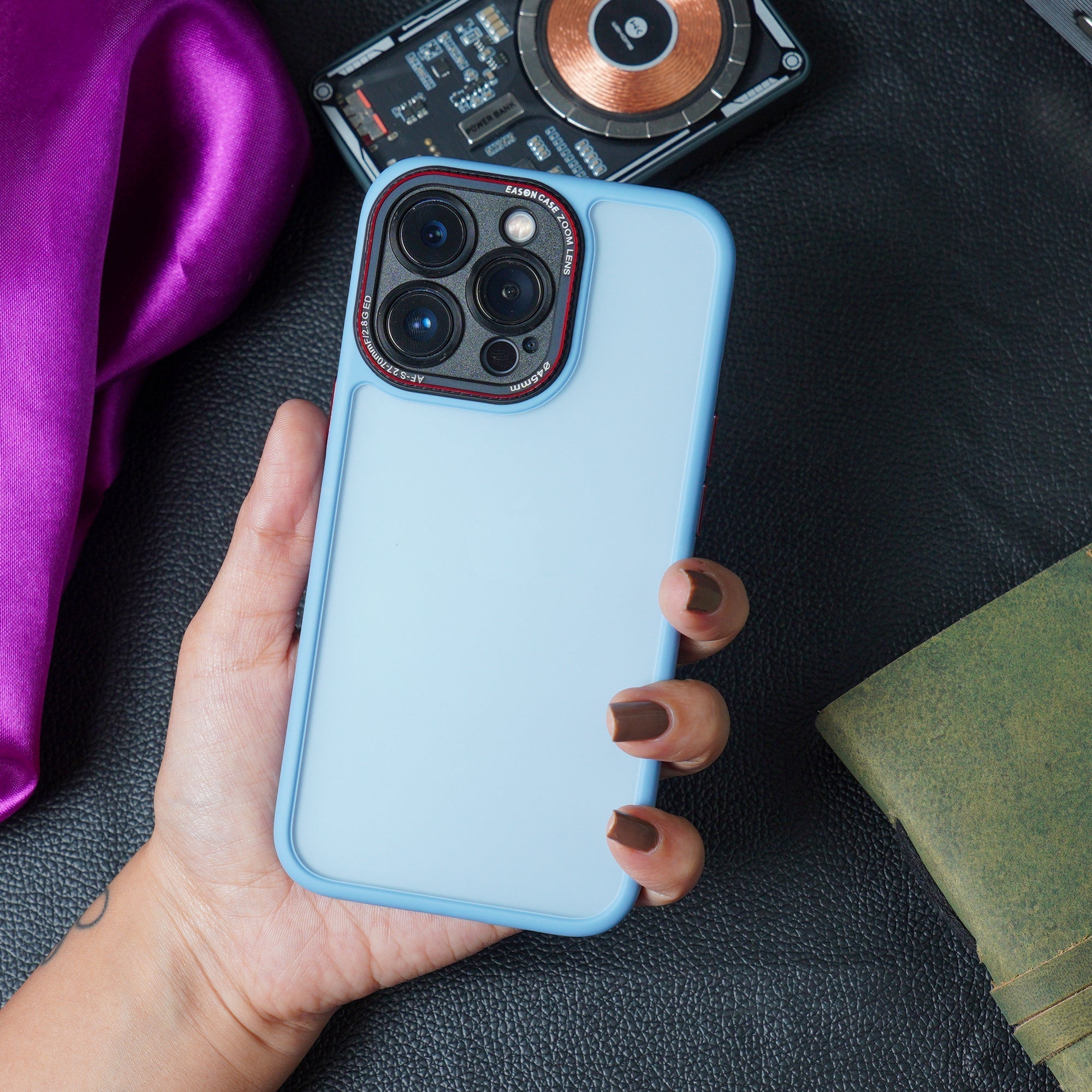 Apple iPhone 14 Series Luxury Matte Shockproof Armor Case - view 2