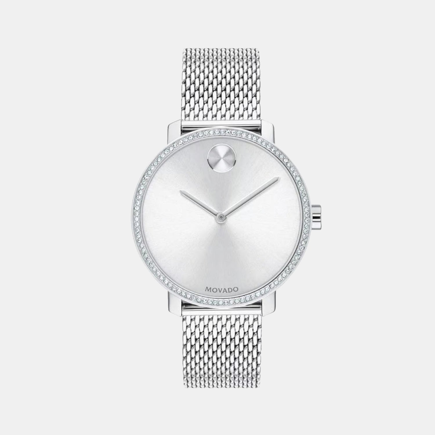 Movado Bold Women Quartz Silver Dial Analog Stainless Steel Watch 3600655