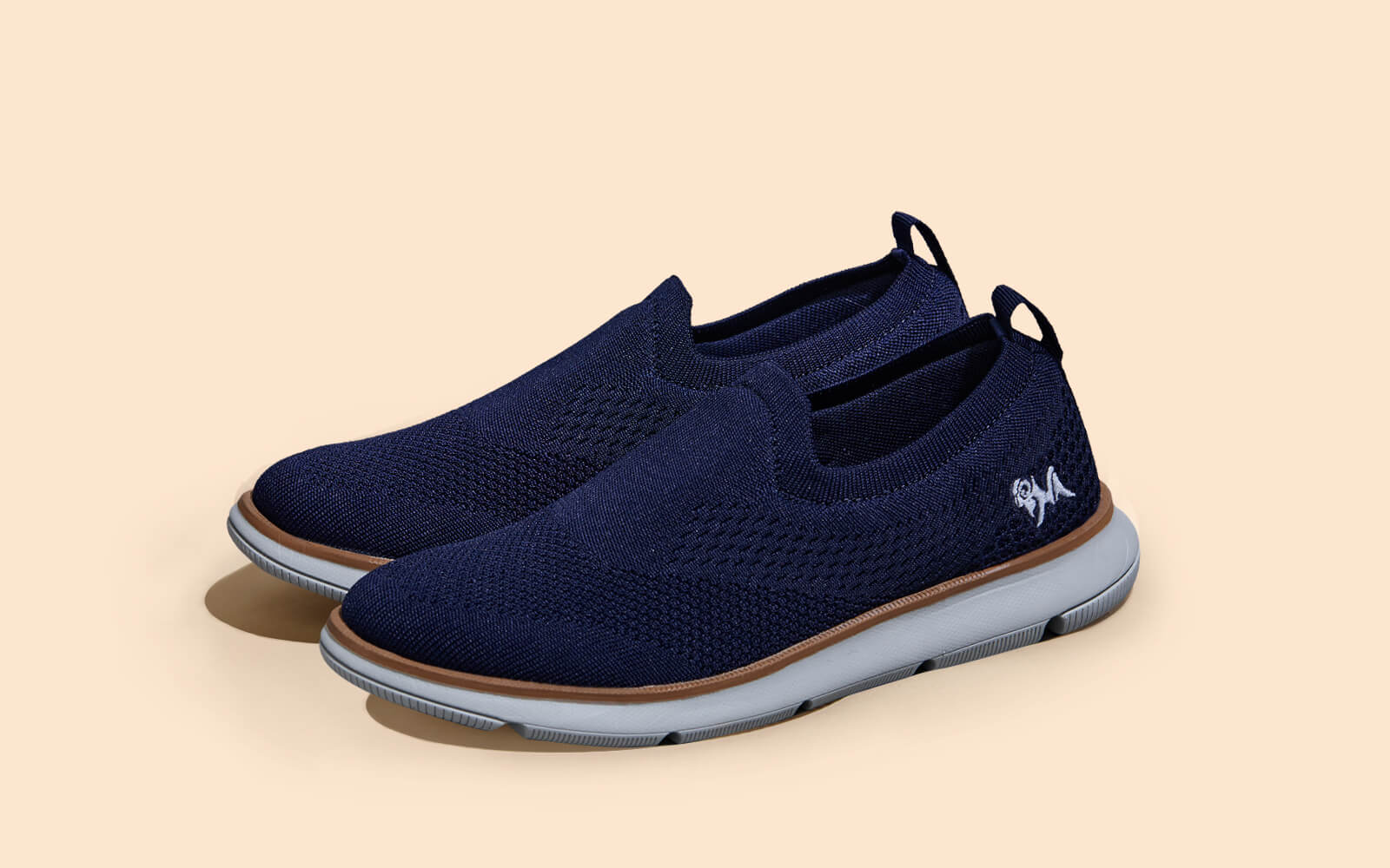 Neeman's Dress Slip Ons : Blue - view 4