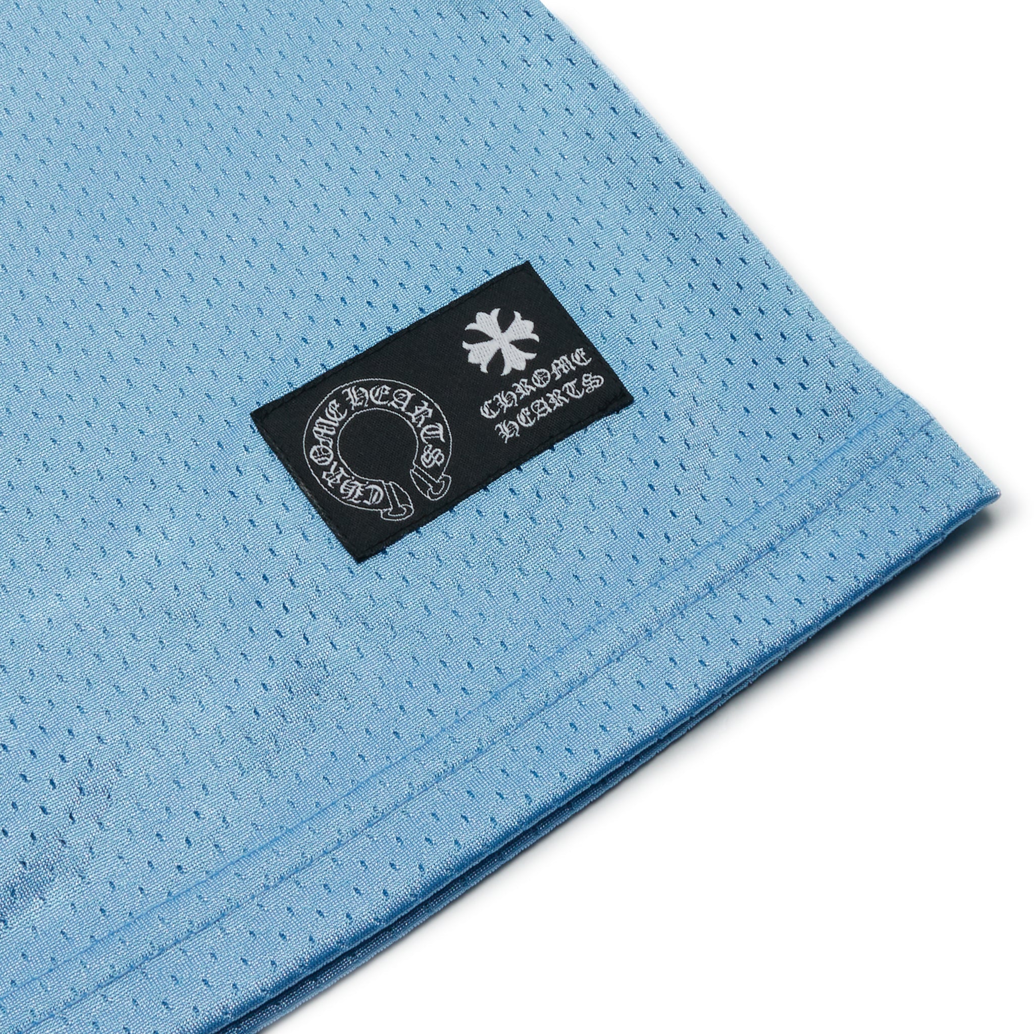 Chrome Hearts Stadium Mesh Short Sleeve Blue Jersey - view 9