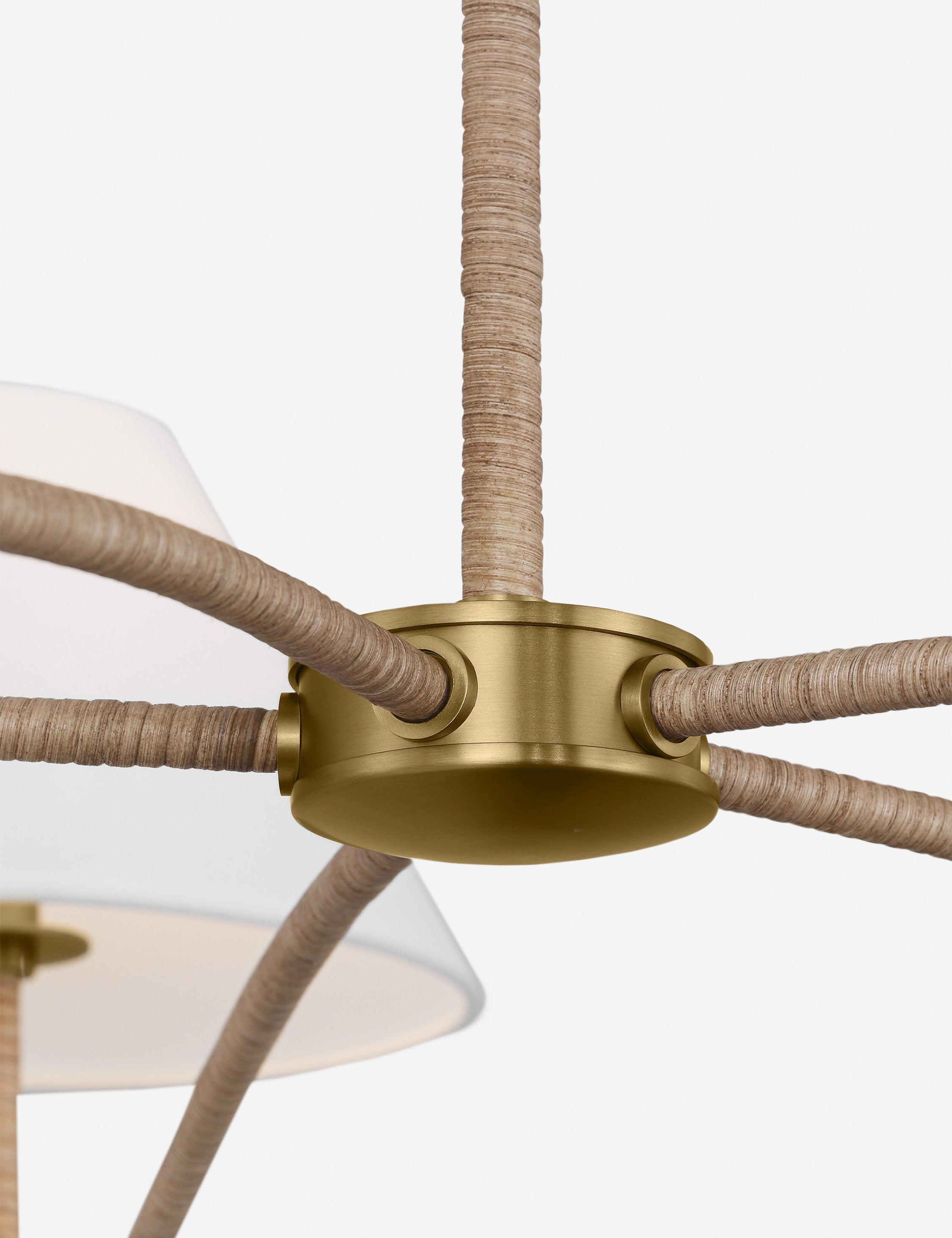 Lulu and Georgia Swanner Chandelier – Brass - view 3