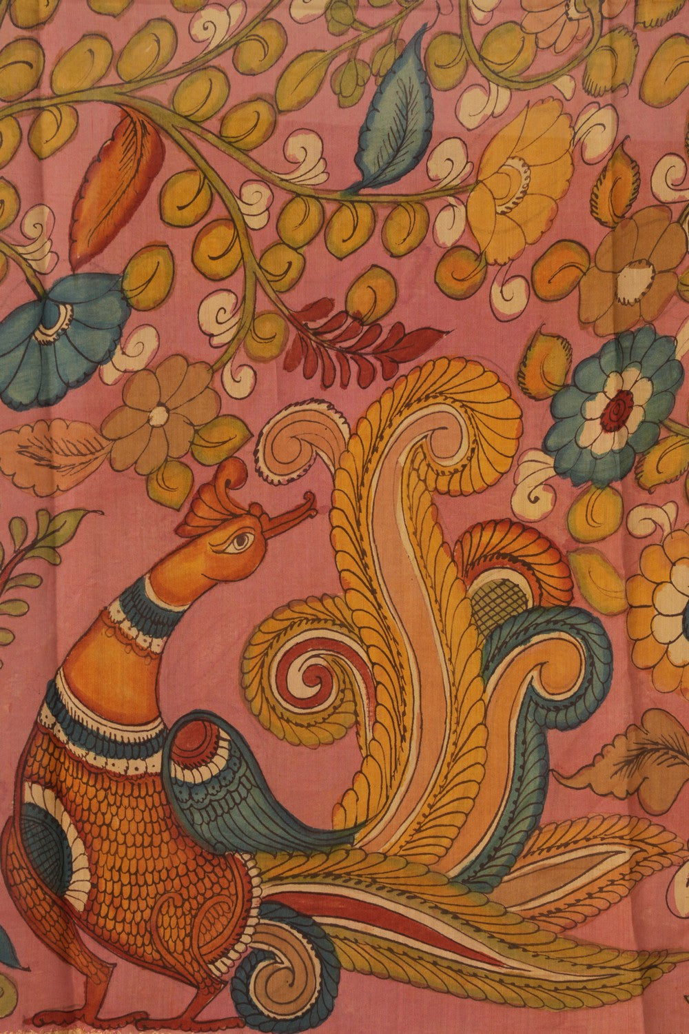 Kalanjali Kalamkari Hand-Painted Saree – Women's - view 2