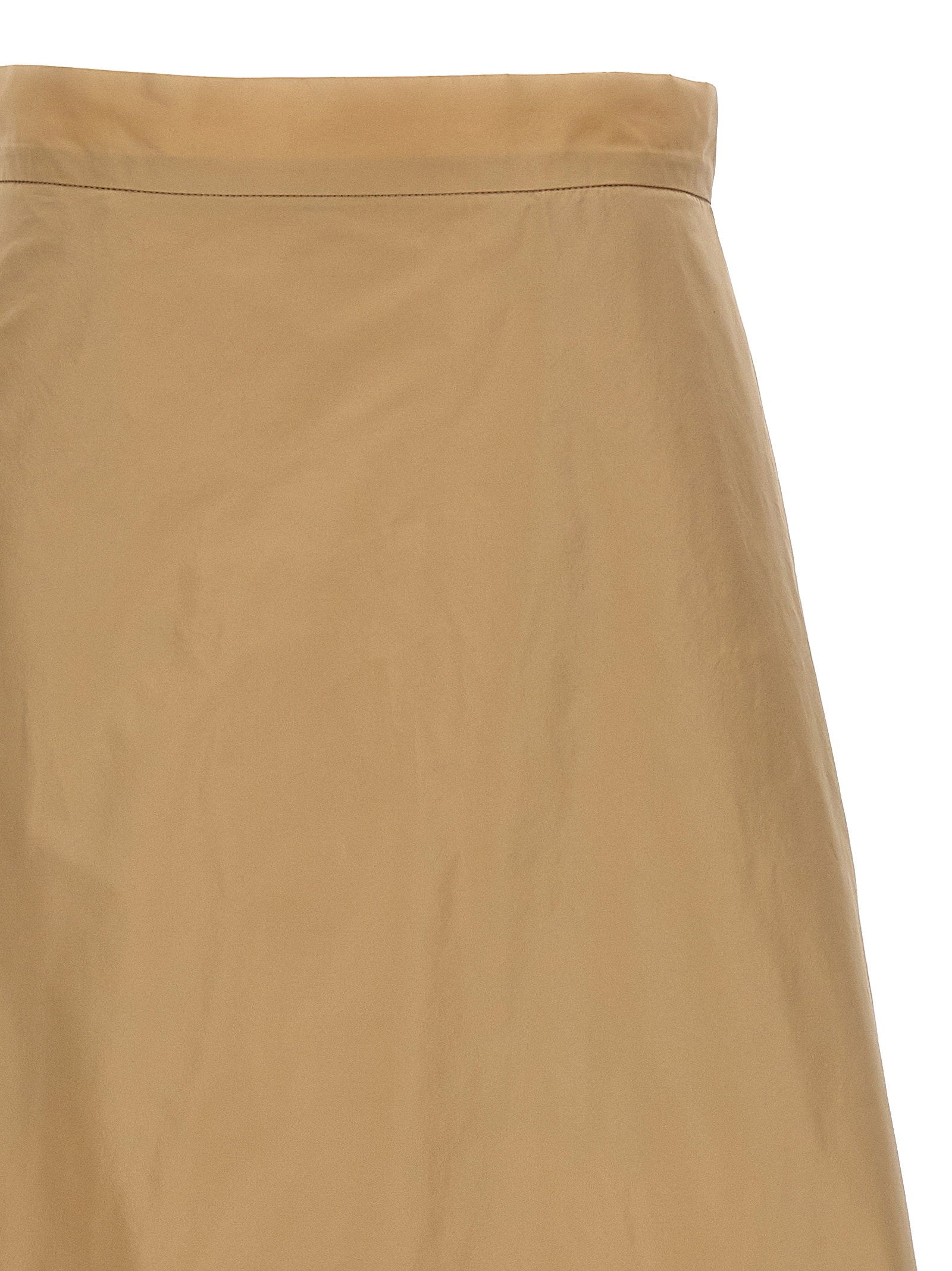 Jil Sander Long Flared Skirt – 100% polyester - view 3