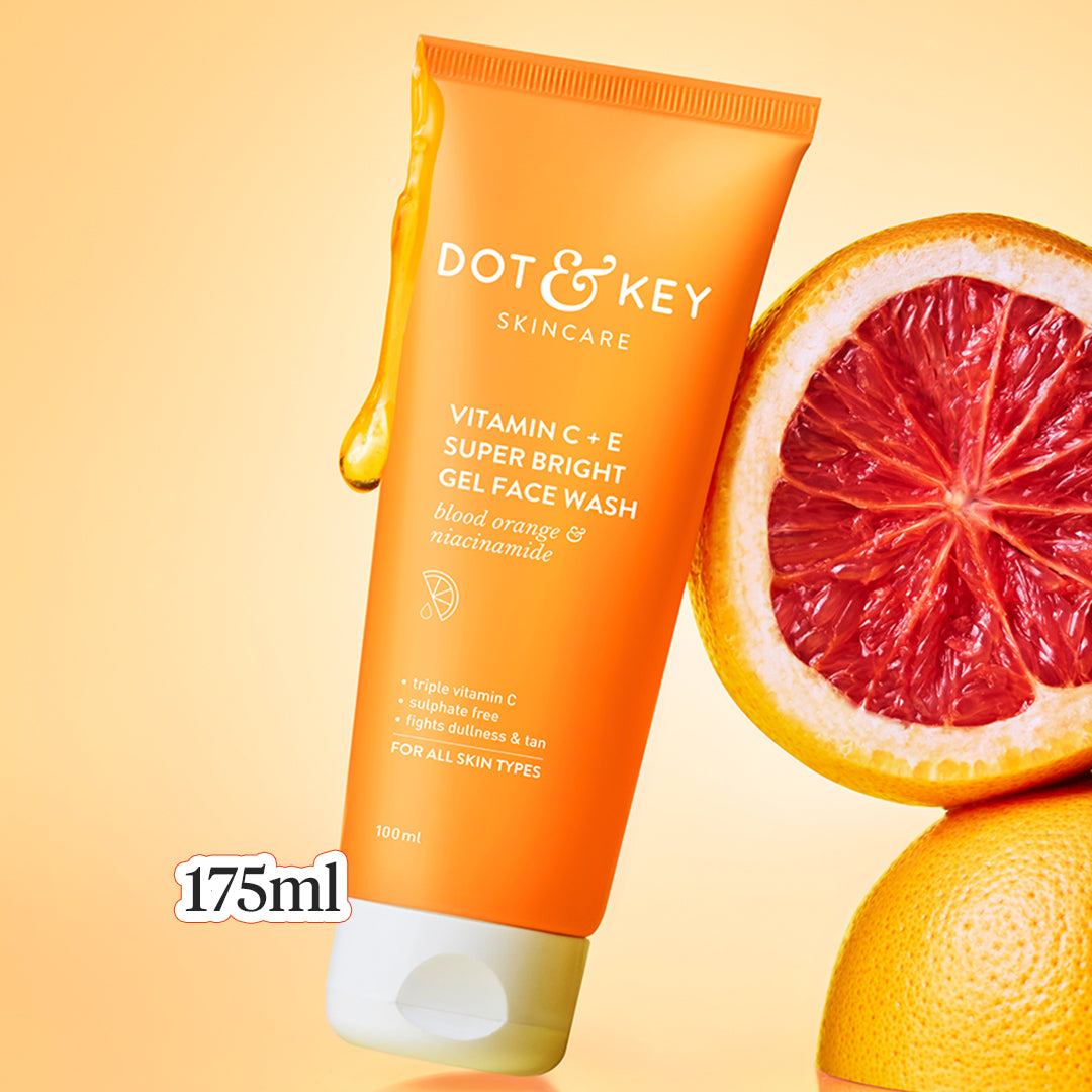 Vitamin c e – Dot & Key Vitamin C + E Gel Face Wash for Glowing Skin