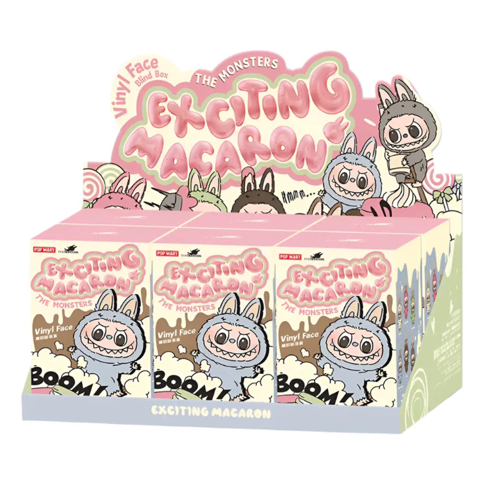 Exciting macaron case – Pop Mart The Monsters Labubu Exciting Macaron (Case of 6)