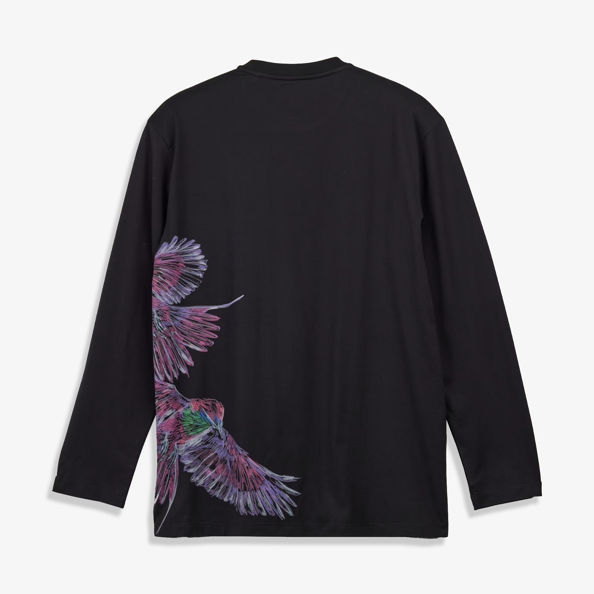 Y-3 | Graphic Long Sleeve Long-sleeve Top { Black - view 2