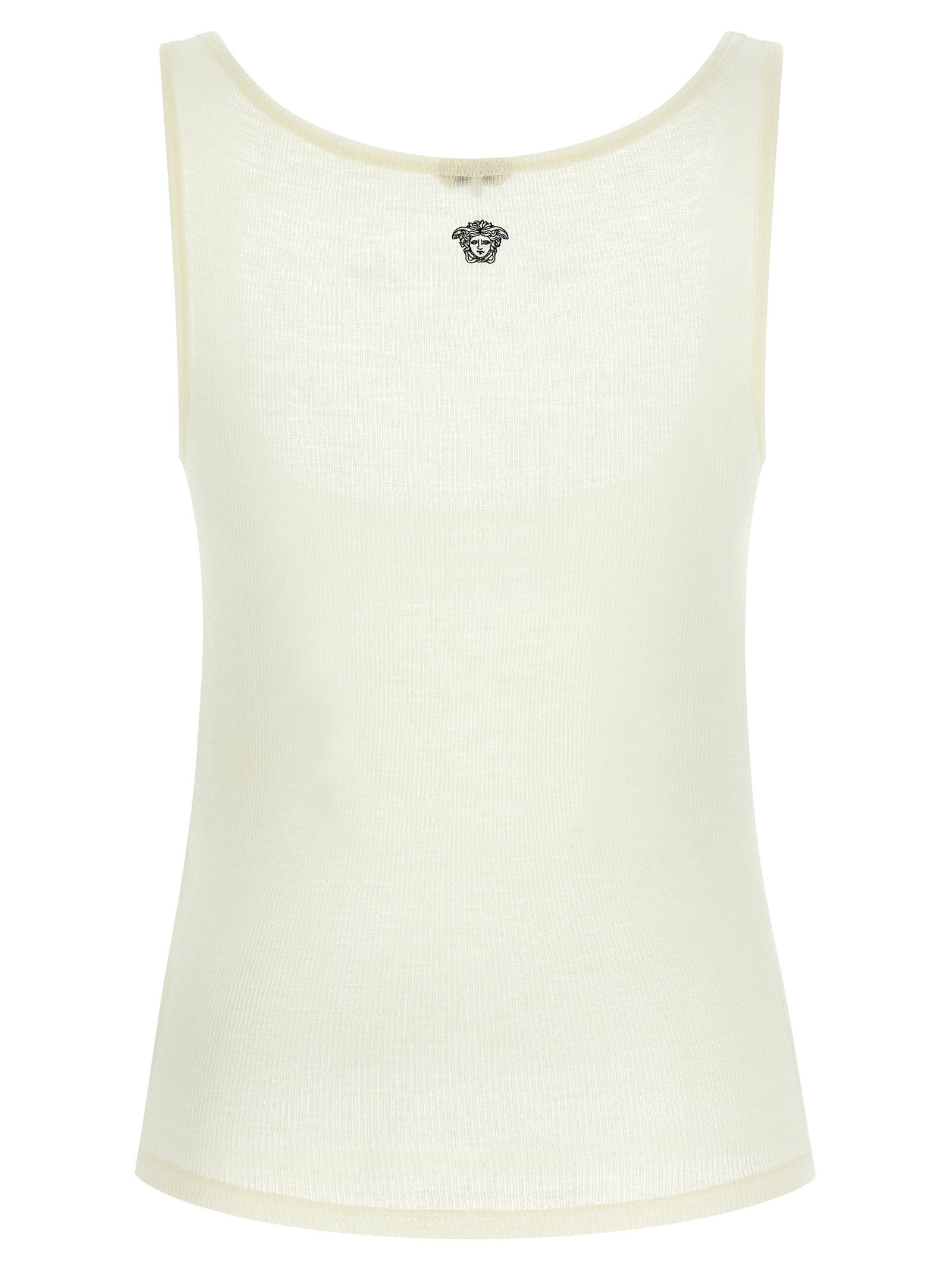 Versace La Medusa Embroidery Top – 100% virgin wool - view 2