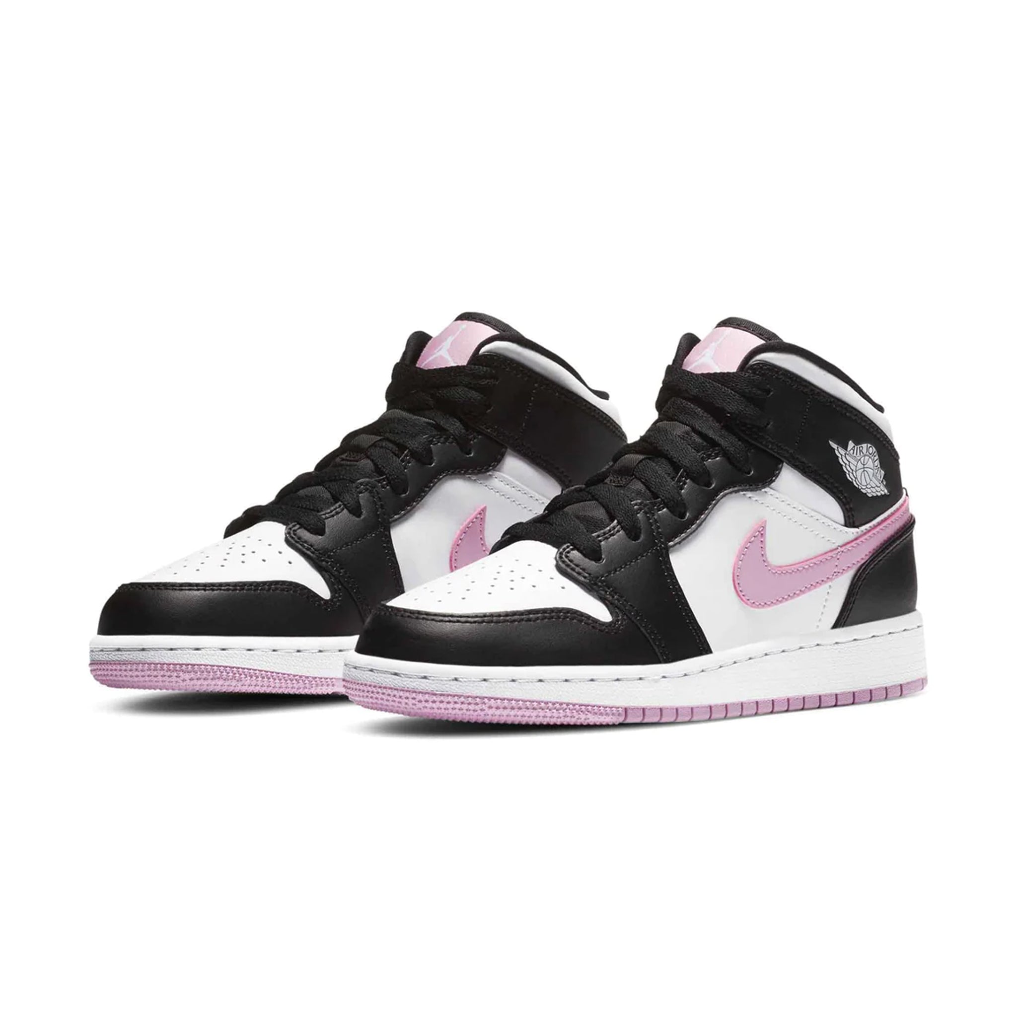 Air Jordan 1 Mid White Arctic Pink (GS) - view 2