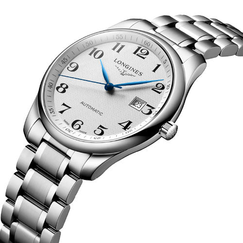 Longines Master Collection Silver Barleycorn Dial Men 42mm - view 2