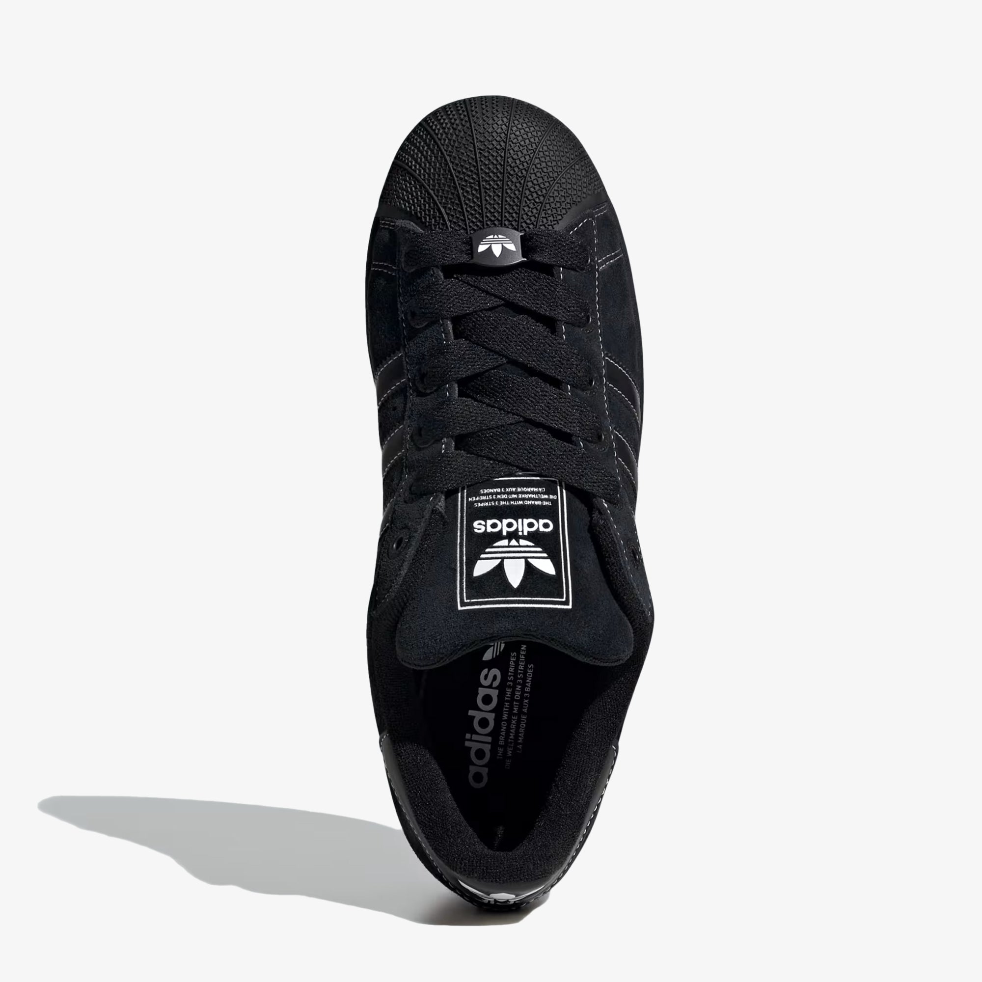 Adidas Originals | SUPERSTAR II { CORE BLACK/CLOUD WHITE - view 2