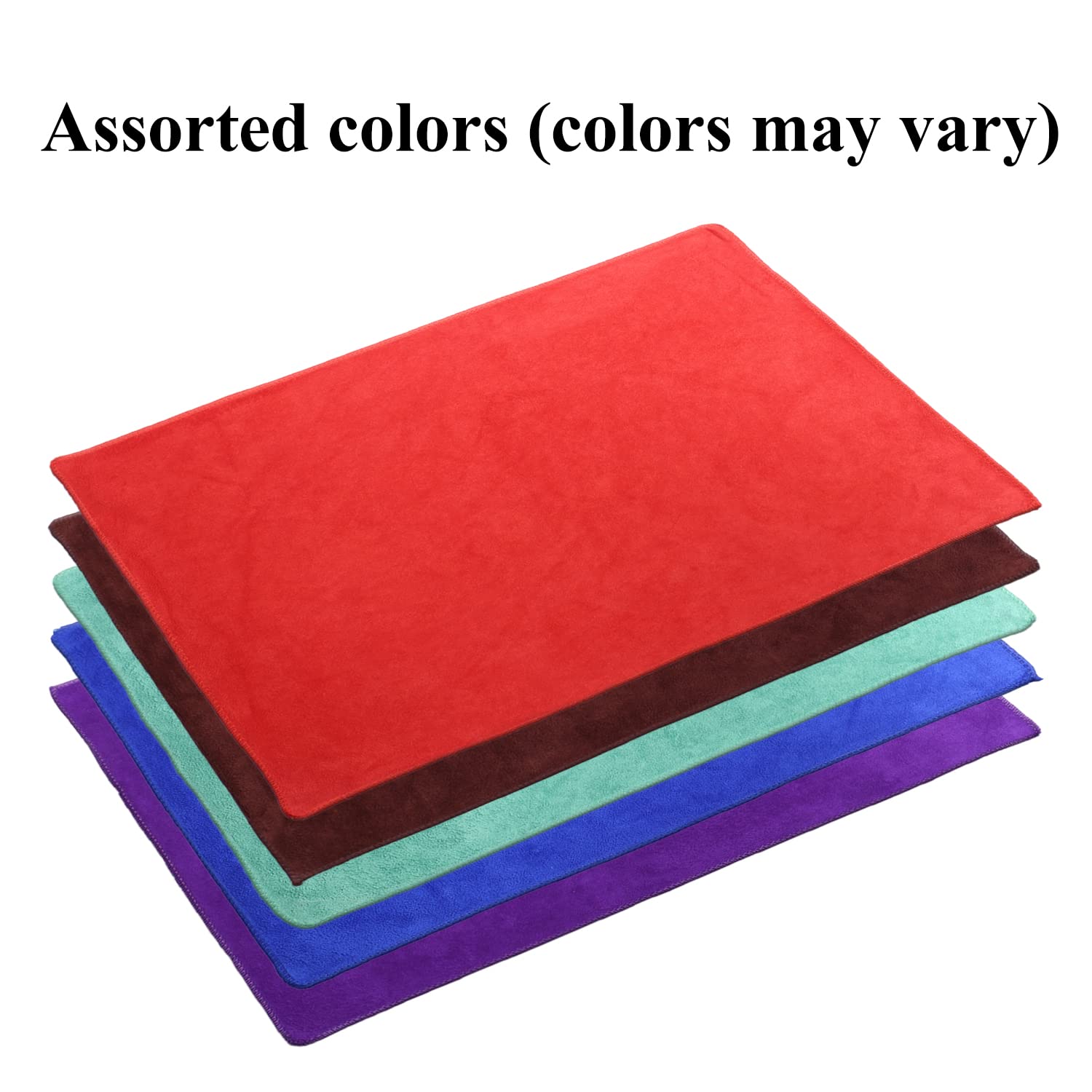 Heart Home Cleaning Cloths|Microfiber Highly Absorbent Wash Towels for Kitchen,Car,Window,24 x 16 Inch,Pack of 2 (Assorted) - view 2