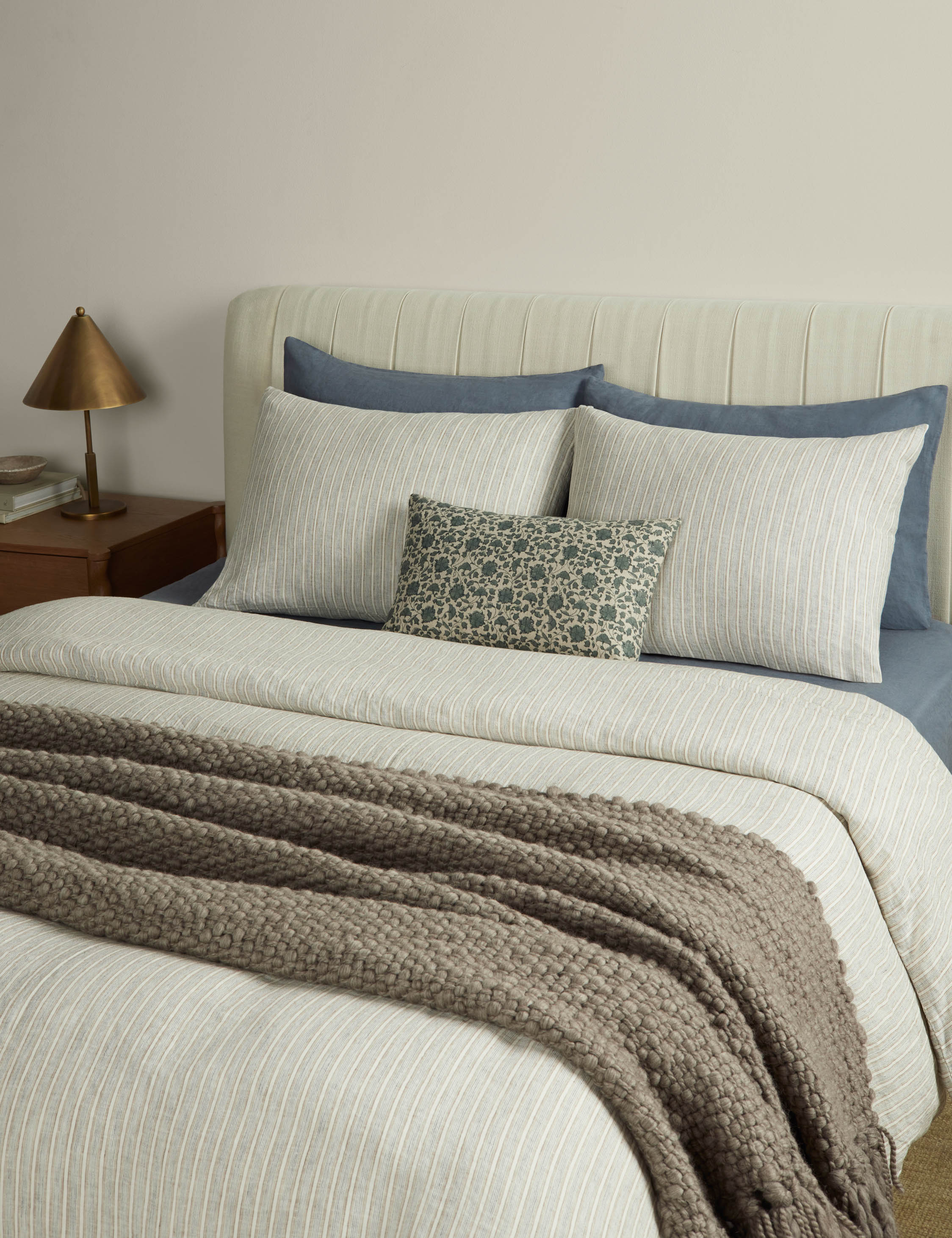 Lulu and Georgia Eadlin Striped European Flax Linen® Sham - view 3