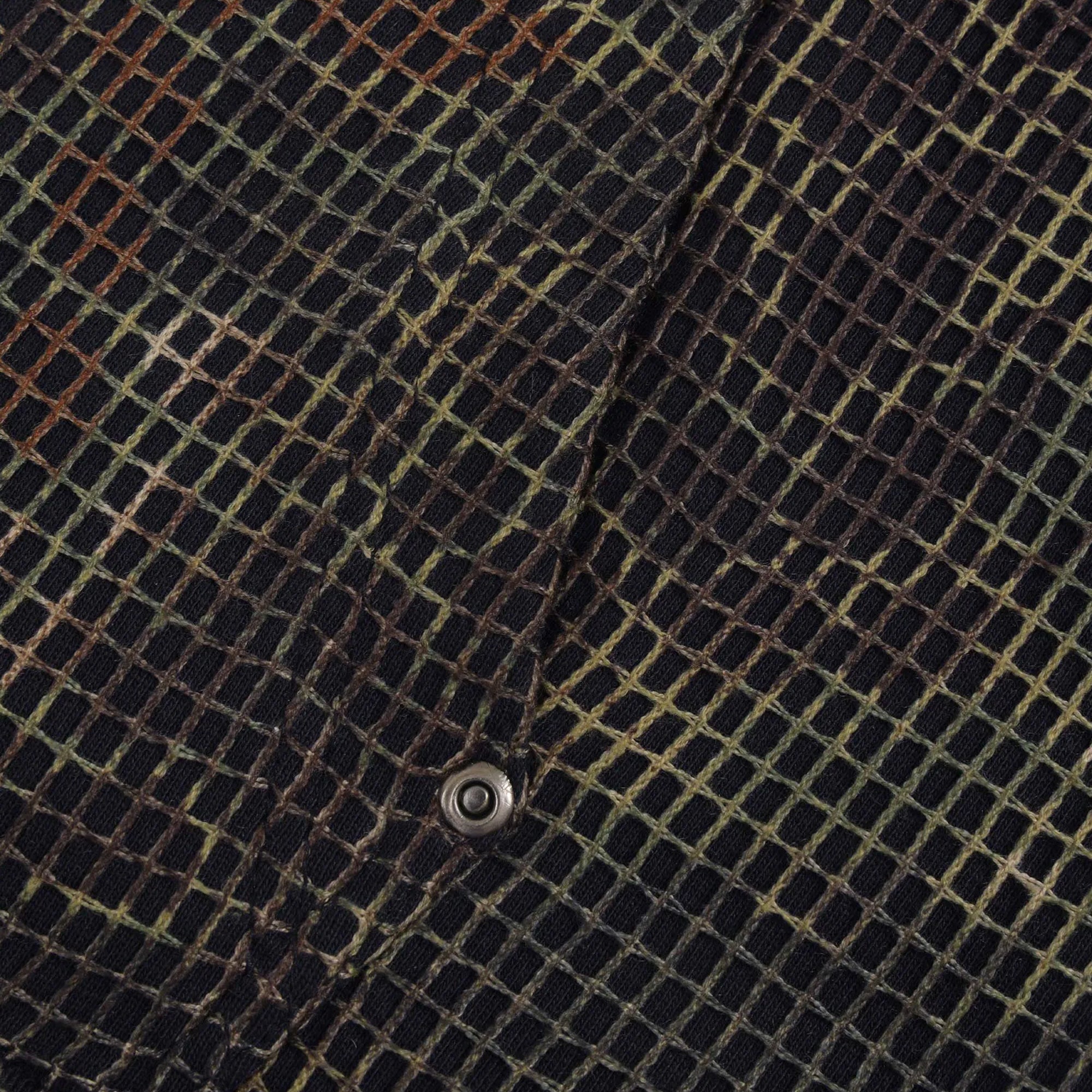 Almost Gods | Mandrake Camo Net Zip Hoodie { Brown - view 6