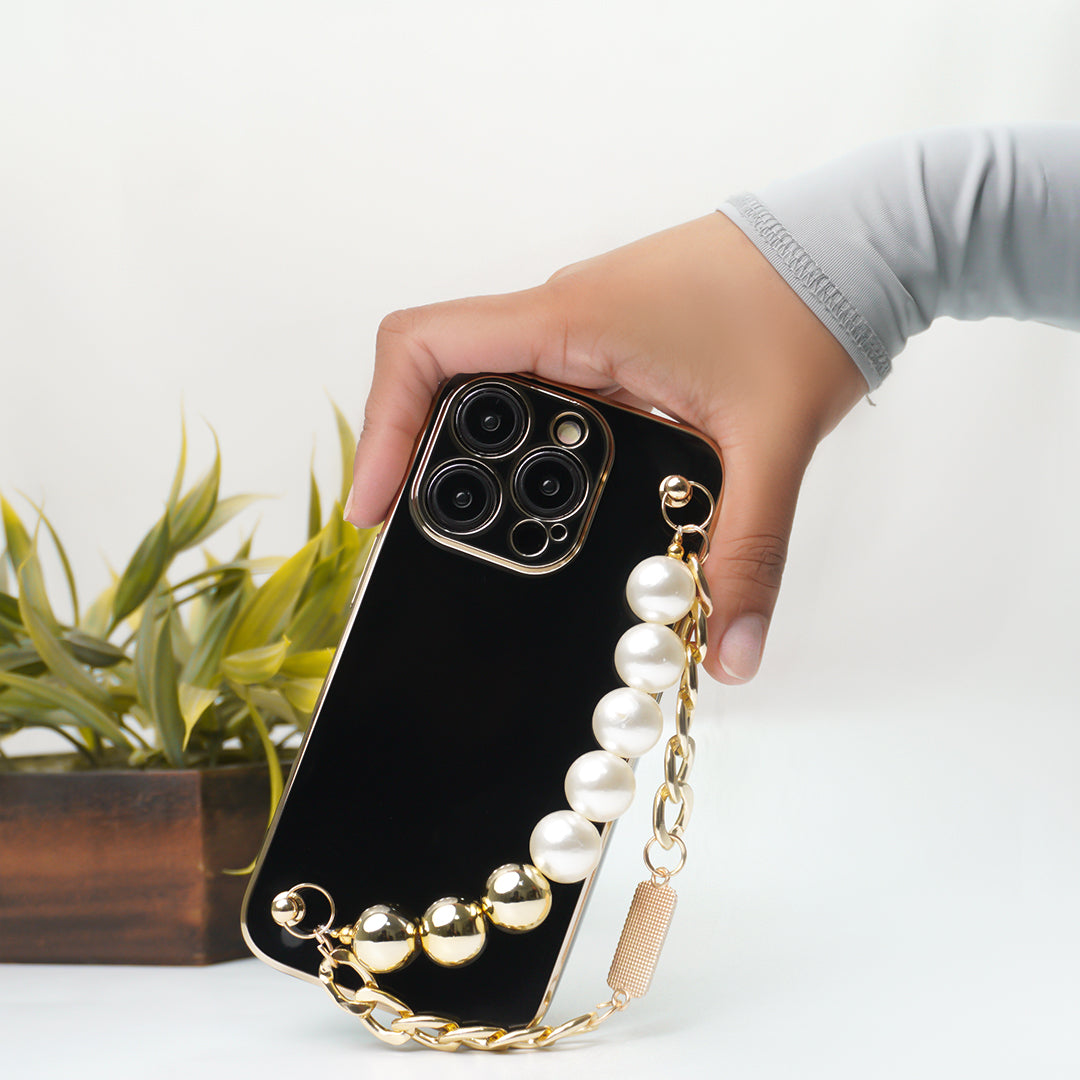 Peeperly Bold Contrast Vibrant Case with Pearl Bracelet - view 8