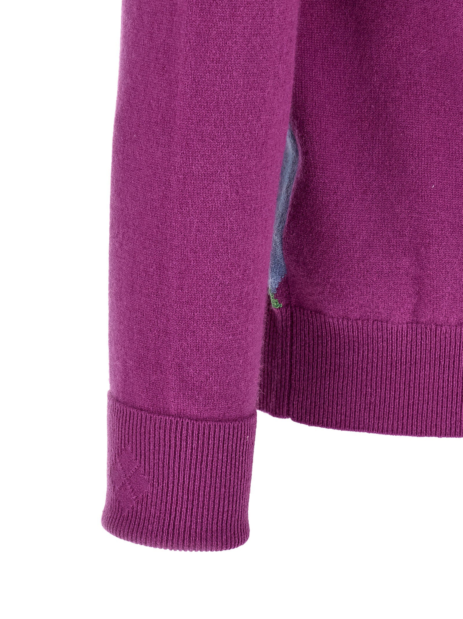Ballantyne Classic Diamond Intarsia Sweater – 100% cashmere - view 4