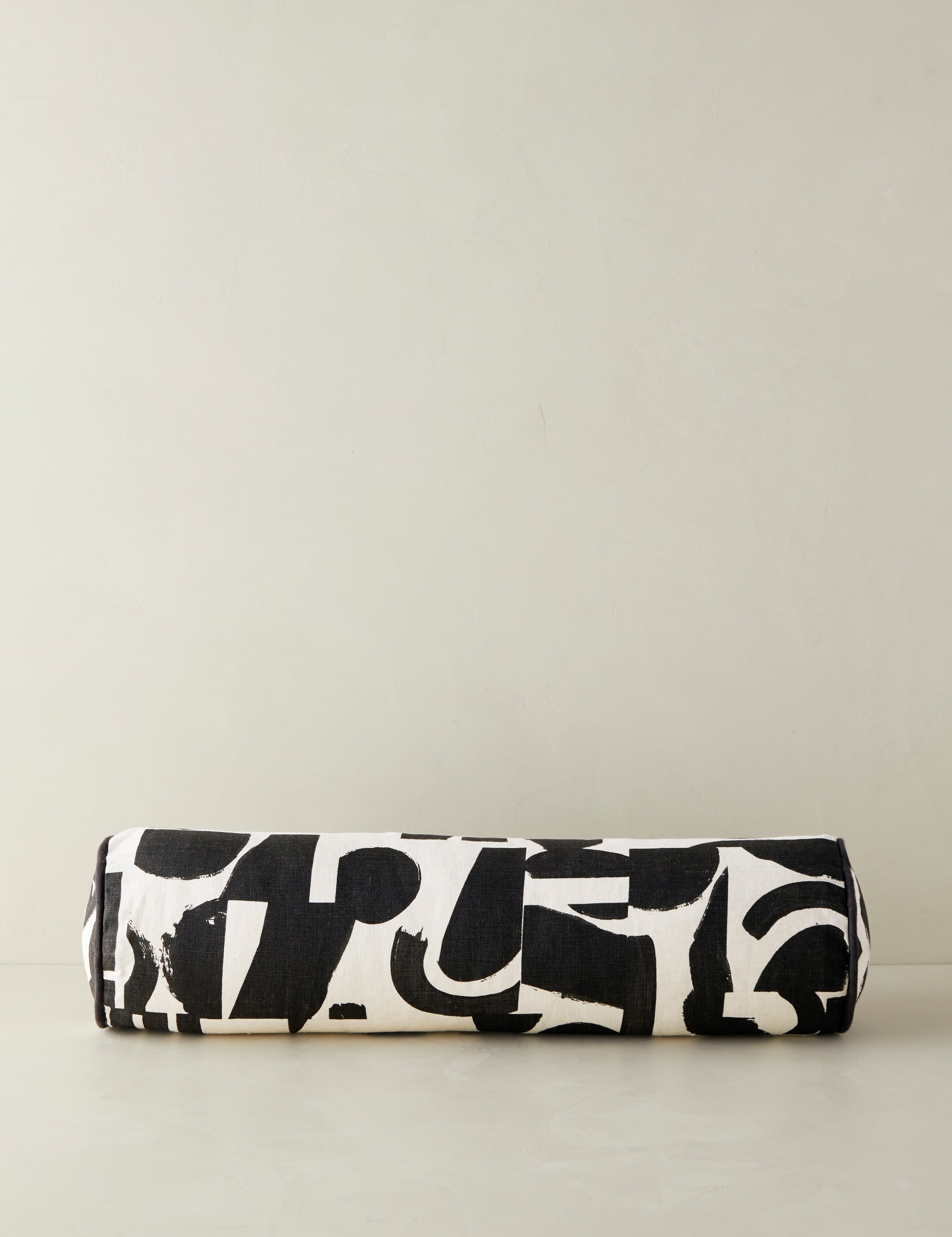 Lulu and Georgia Organic Shapes Linen Bolster Pillow by Sarah Sherman Samuel - view 2