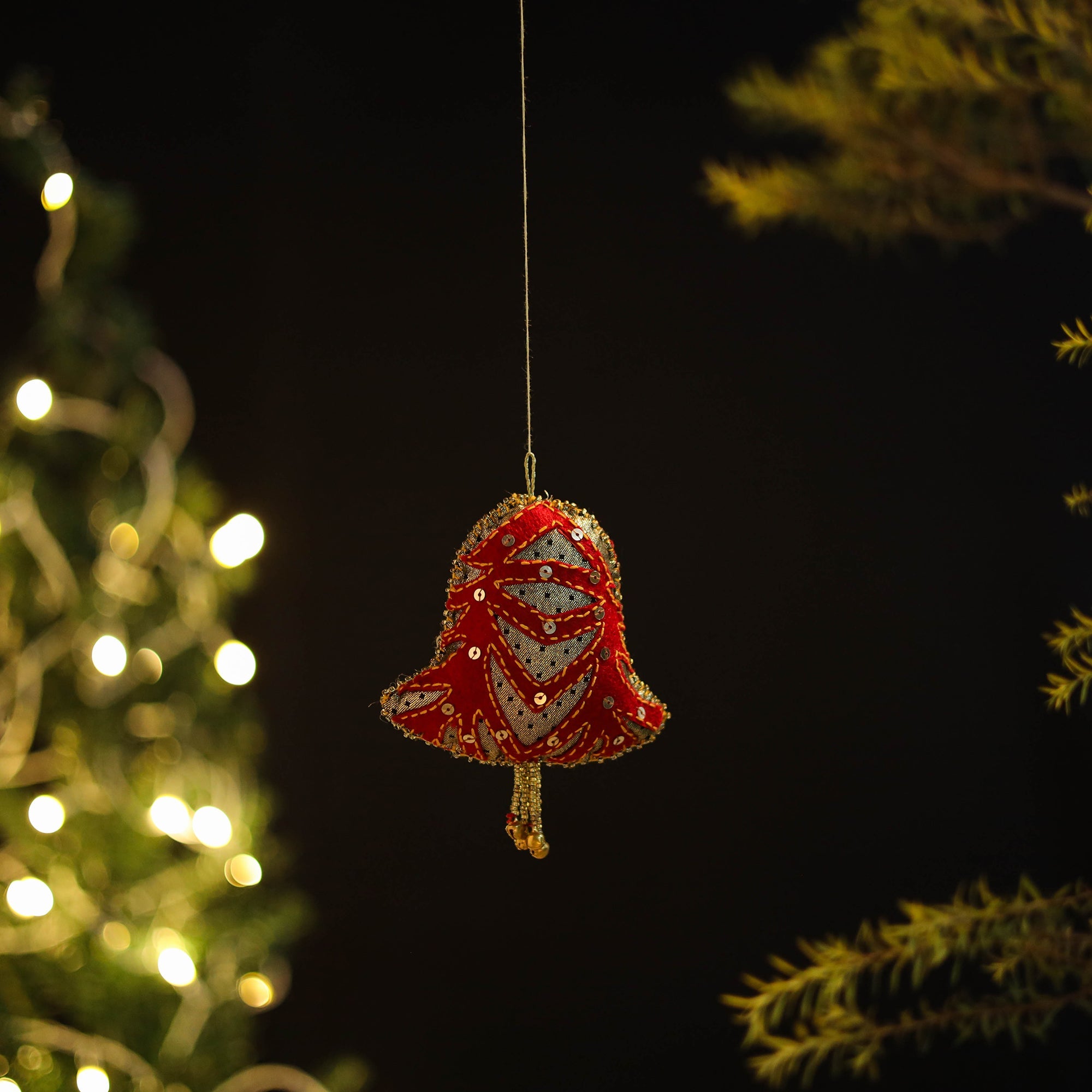 WITH LOVE BY KANIKA Bell Felt Ornament - Handmade Christmas Decor 34 - view 2