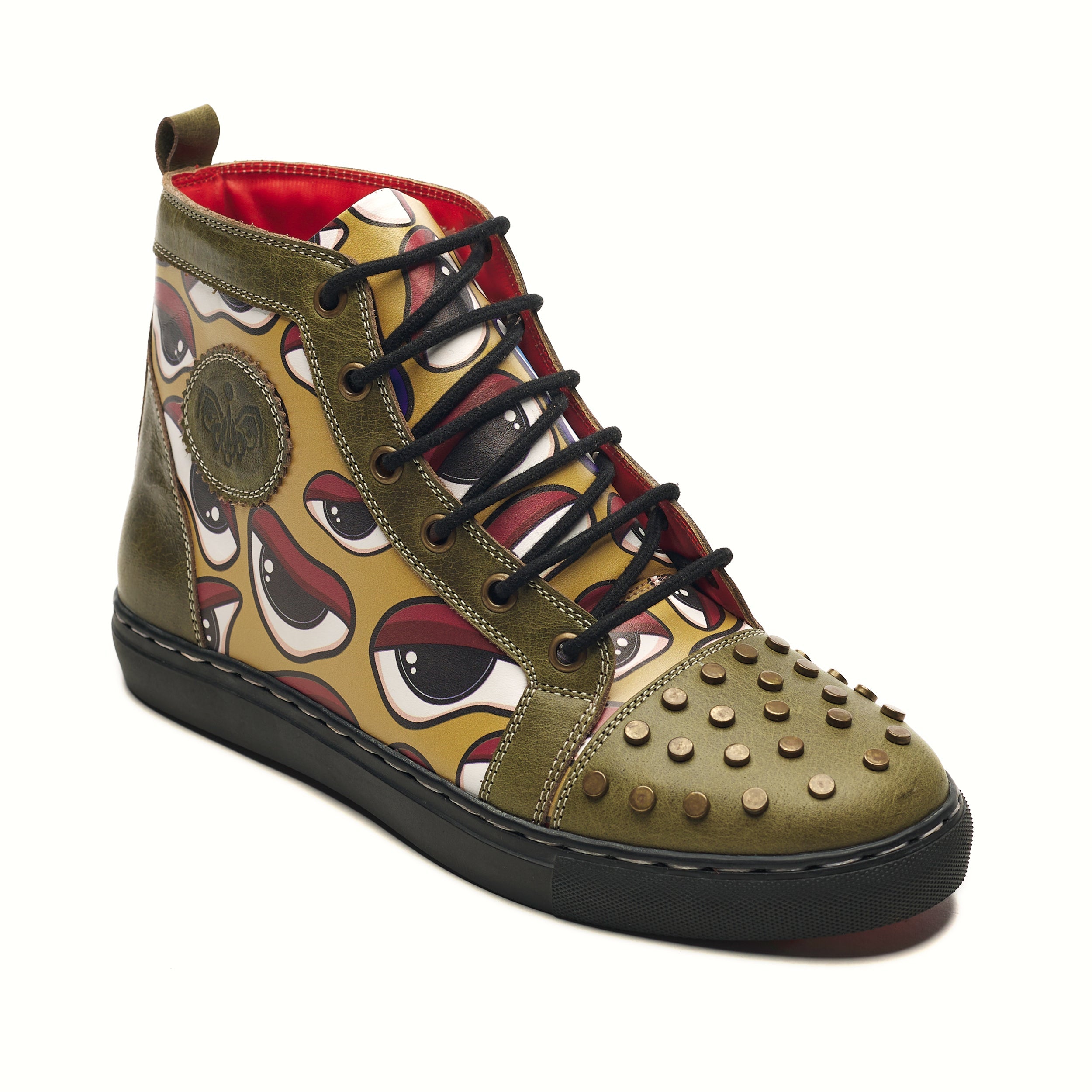 Banjaaran Studio 'Nazar' HighTops for Men – Mustard (discontinued) - view 4