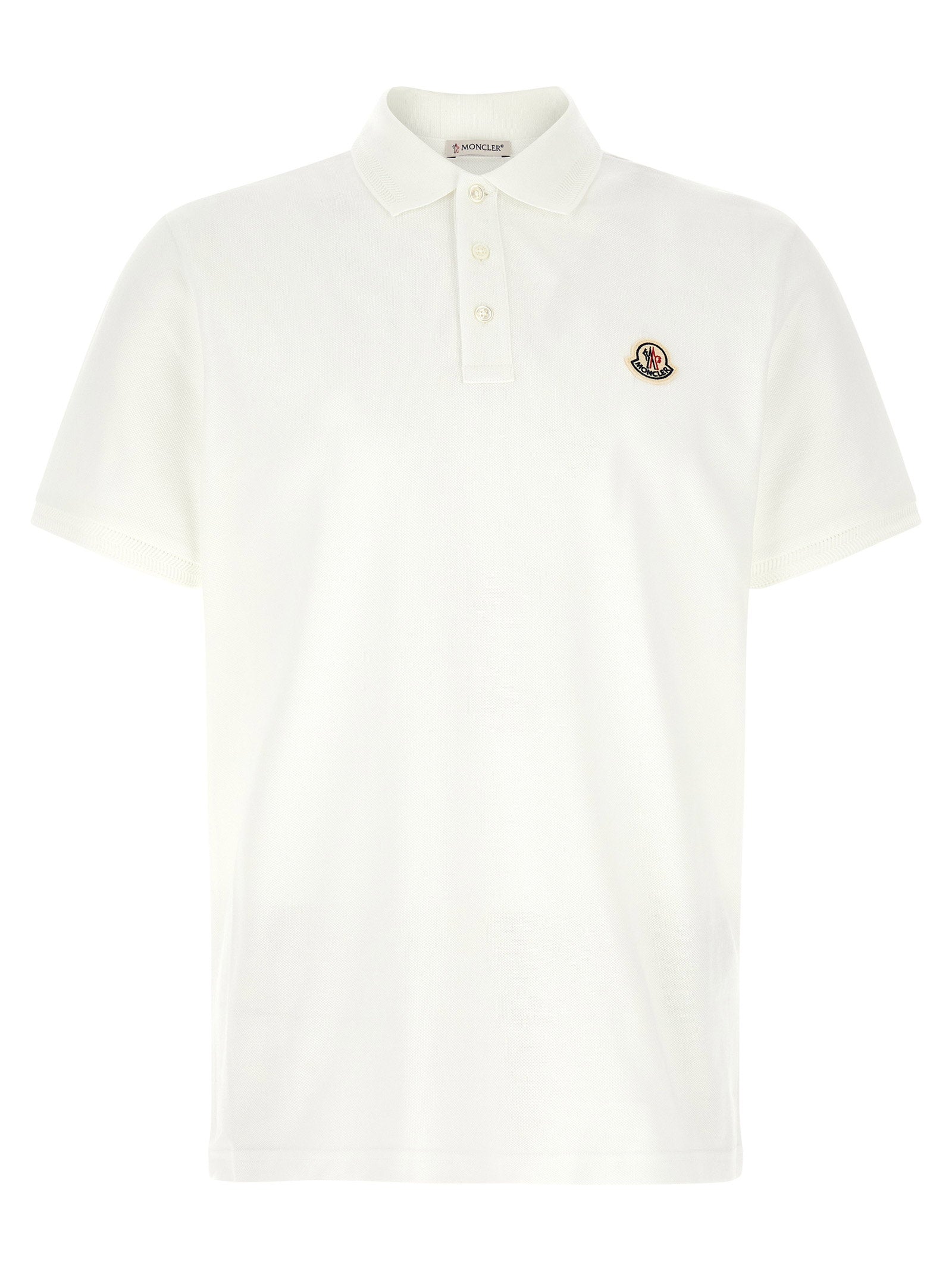 Moncler Logo Patch Polo Shirt – 100% cotton