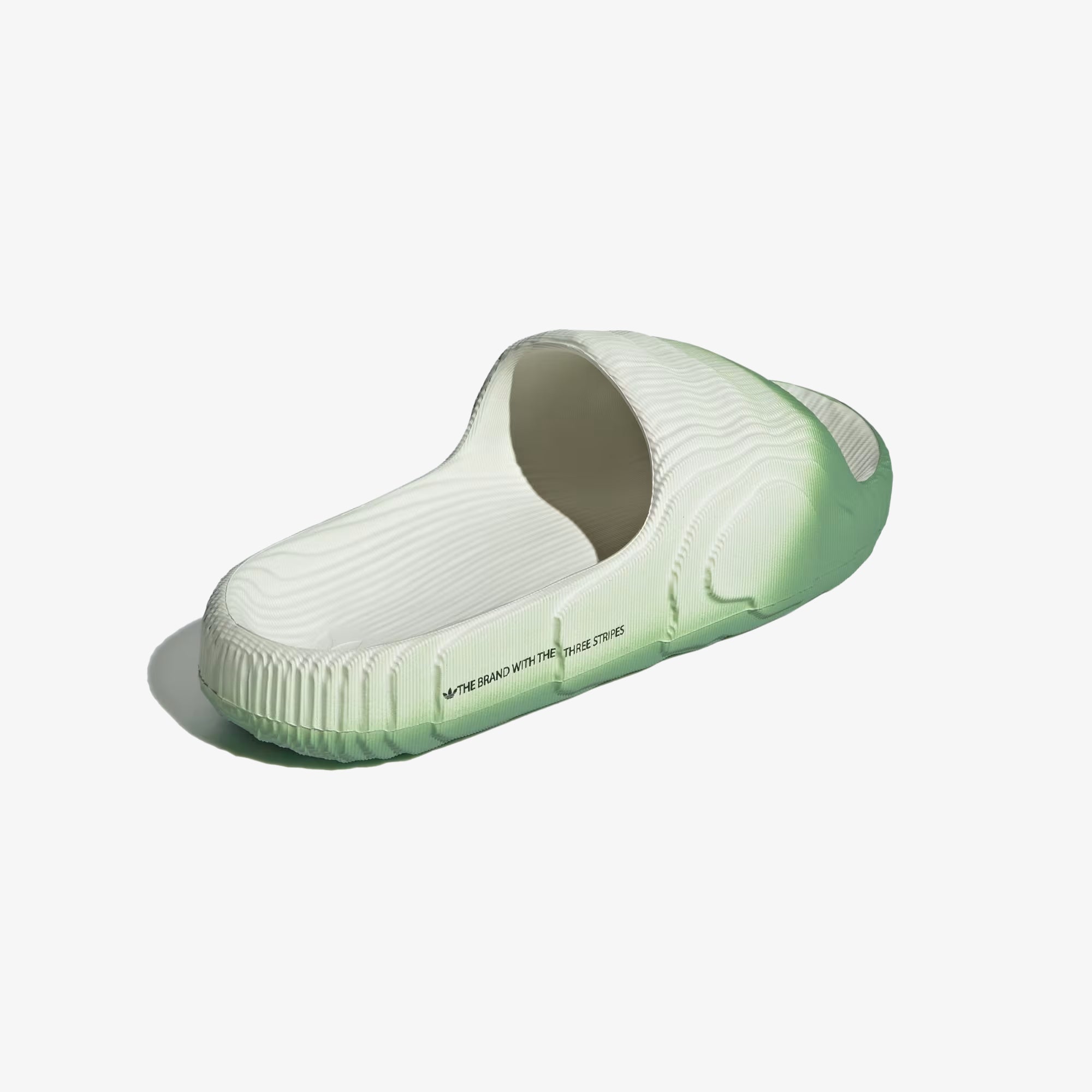 Adidas Originals | ADILETTE 22 { IVORY/PRELOVED GREEN/CORE BLACK - view 3