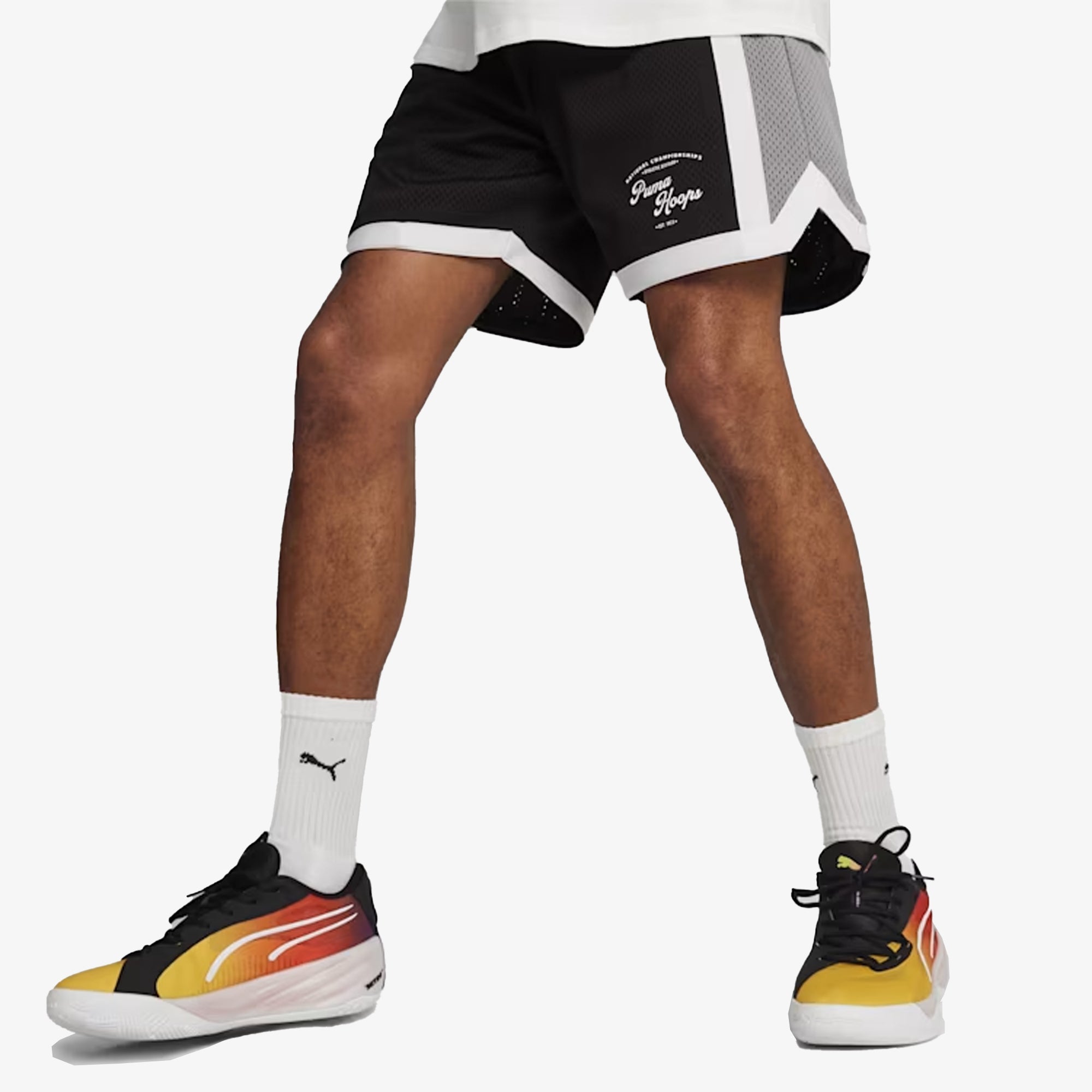 Puma | SHOWTIME BASKETBALL MESH SHORTS { BLACK