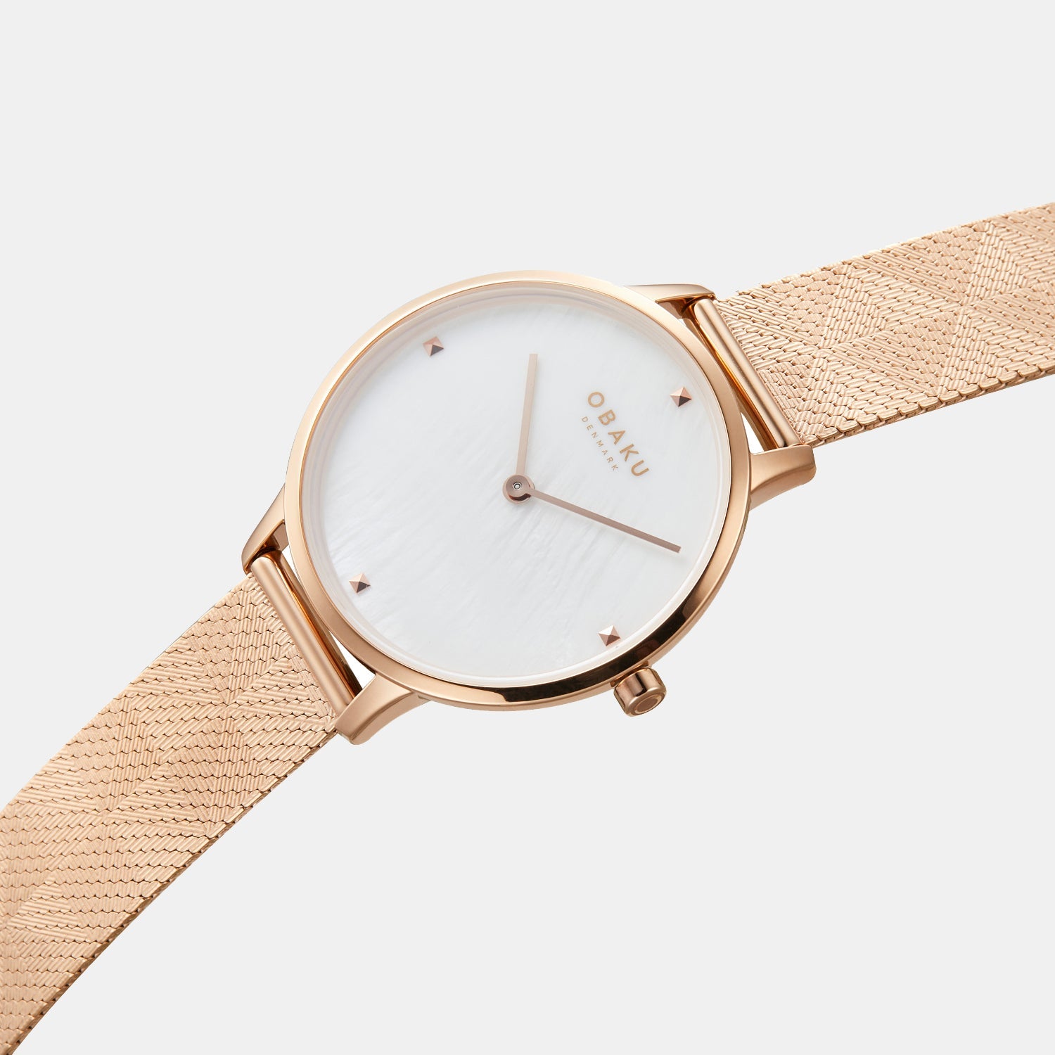 Obaku Figen Women Quartz White Dial Analog Stainless Steel Watch V295LXVWHV - view 2