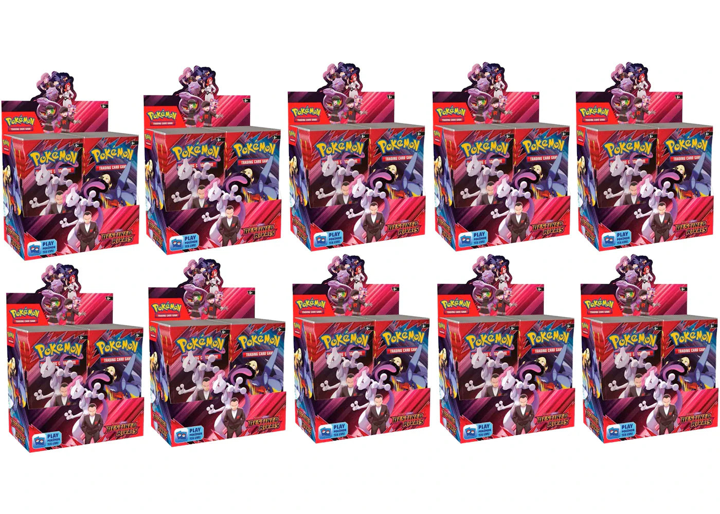 Scarlet violet destined – 2025 Pokémon Scarlet & Violet Destined Rivals Booster Box 10x Lot