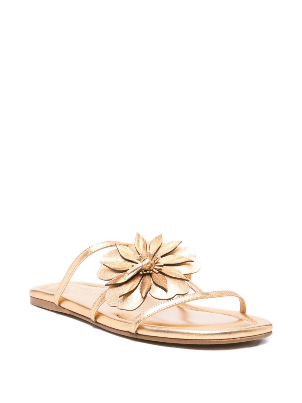Zimmermann Sandals GOLD – 100% Leather - view 2