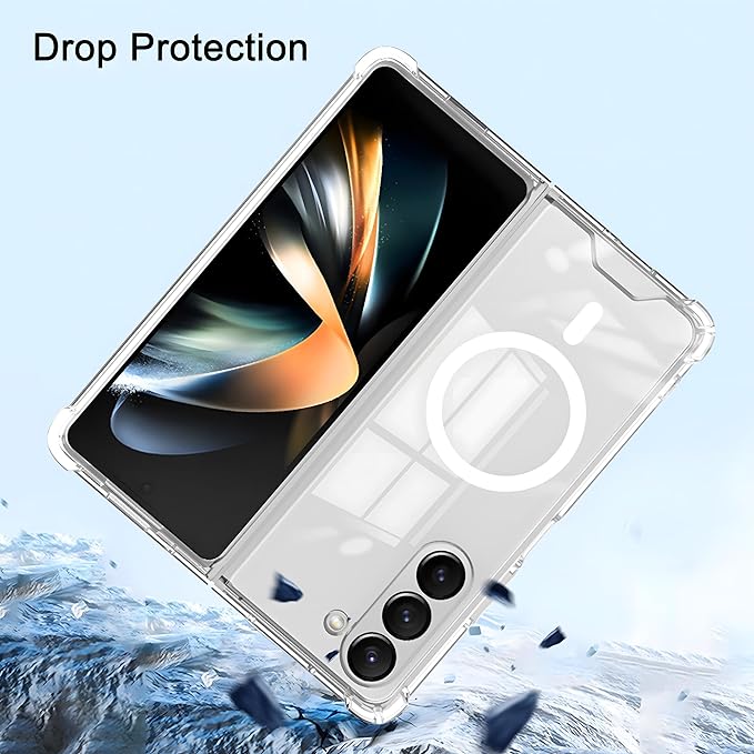 Million Cases Galaxy Z Fold6 Anti-Knock TPU Transparent MagSafe Case - view 6