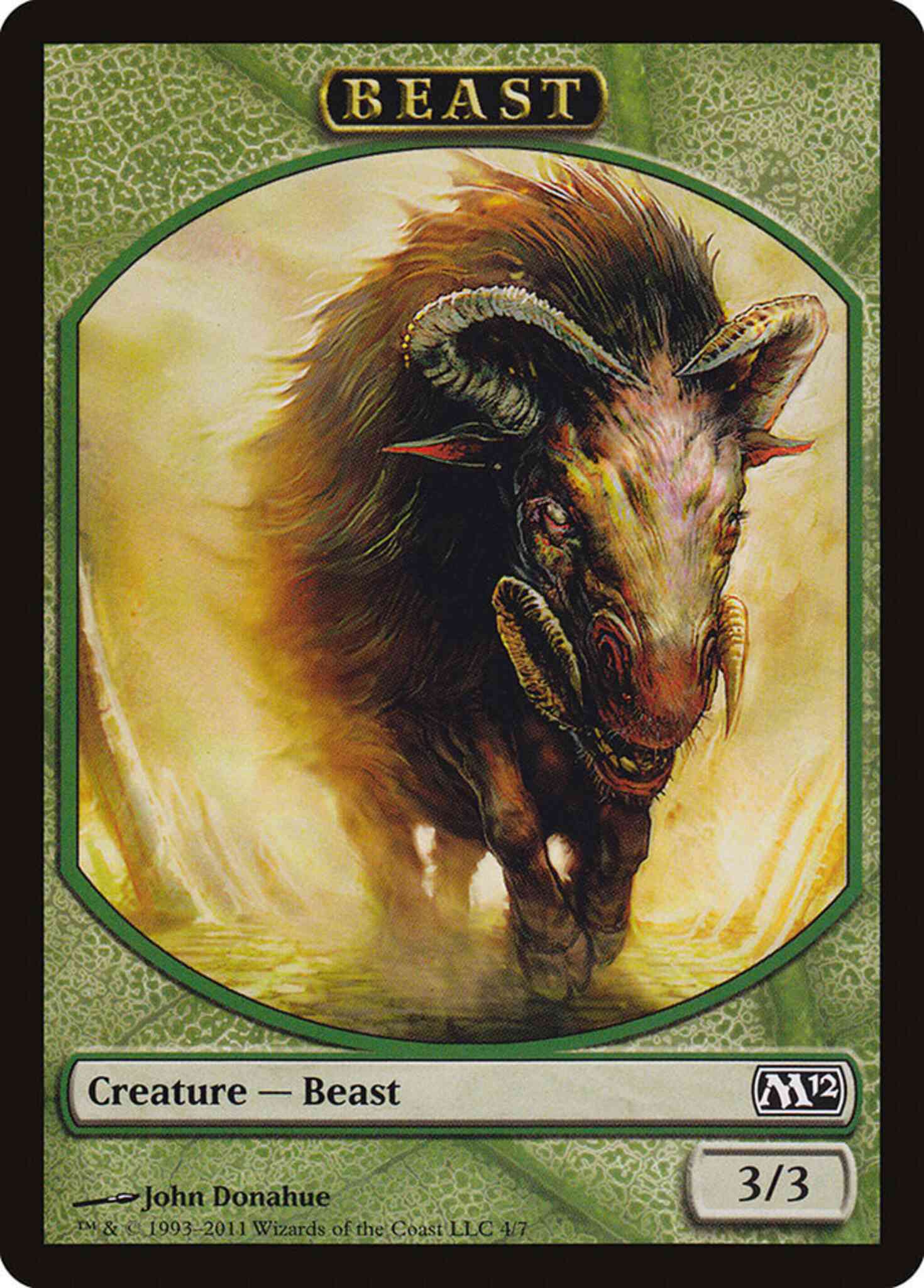 Token 04 magic – Beast Token [04] [Magic 2012 Tokens] [Non-Foil]