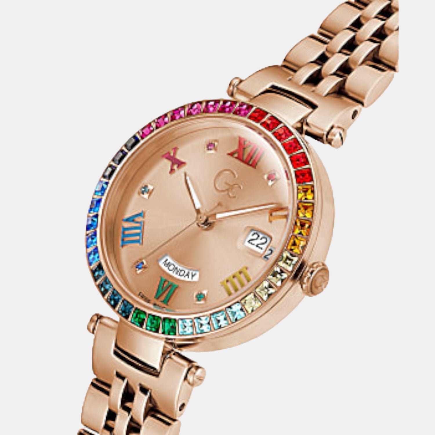 GC Flair Limited Edition Women Quartz Rose Gold Dial Analog Stainless Steel Watch Z01008L3MF - view 2