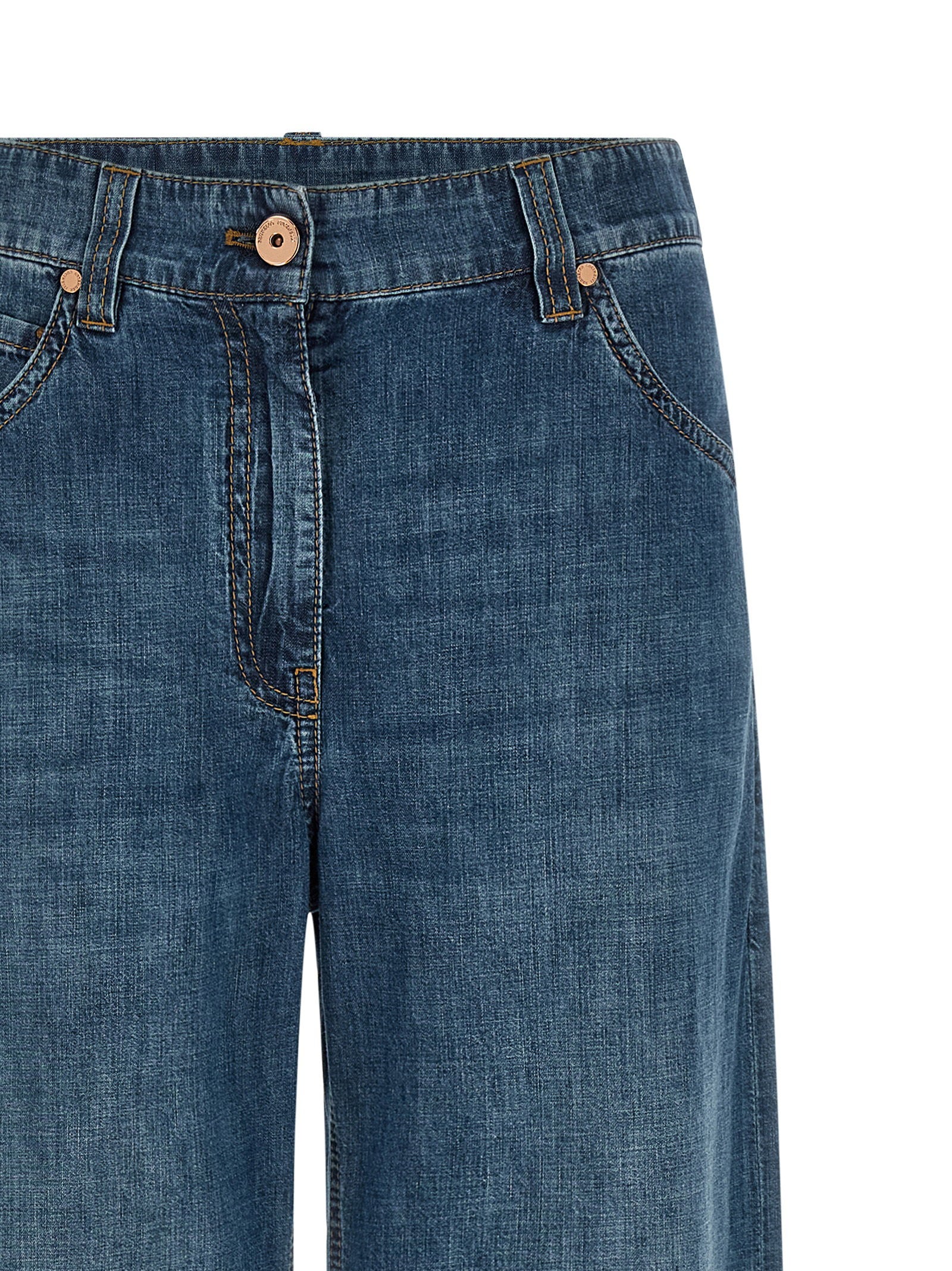 Brunello Cucinelli Wide Leg Jeans – 100% cotton - view 3
