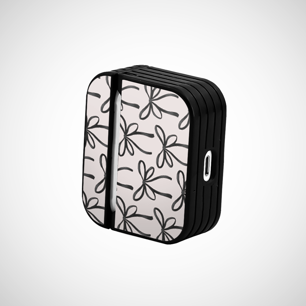 Cover It Up Black and White Glass Airpods Pro 2 Case Covers - view 3