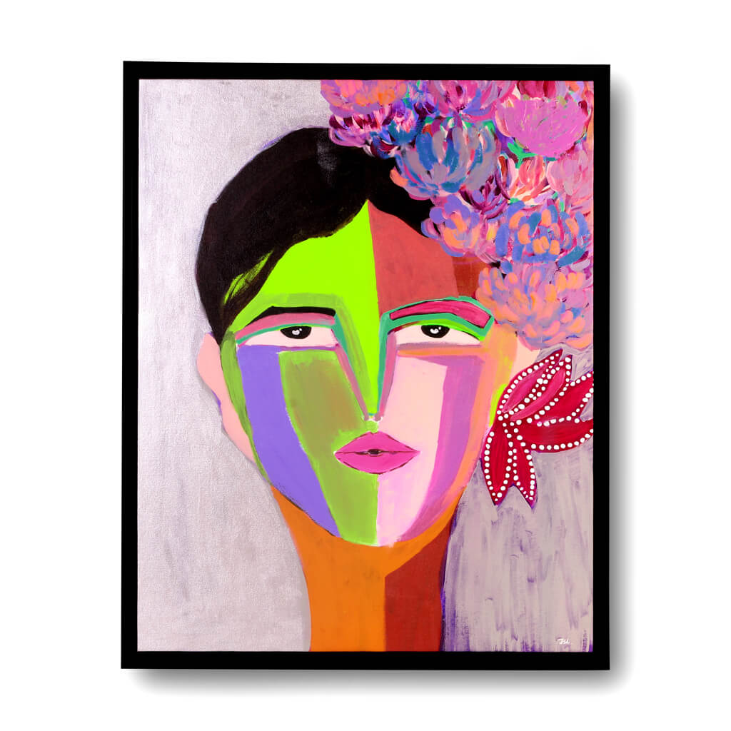 Ash Designs Serenity In Bloom Handmade Large Portrait - view 3