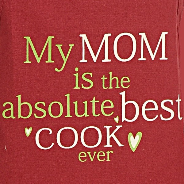 Swayam India Mom Best Cook Graffiti Apron -apg-g011