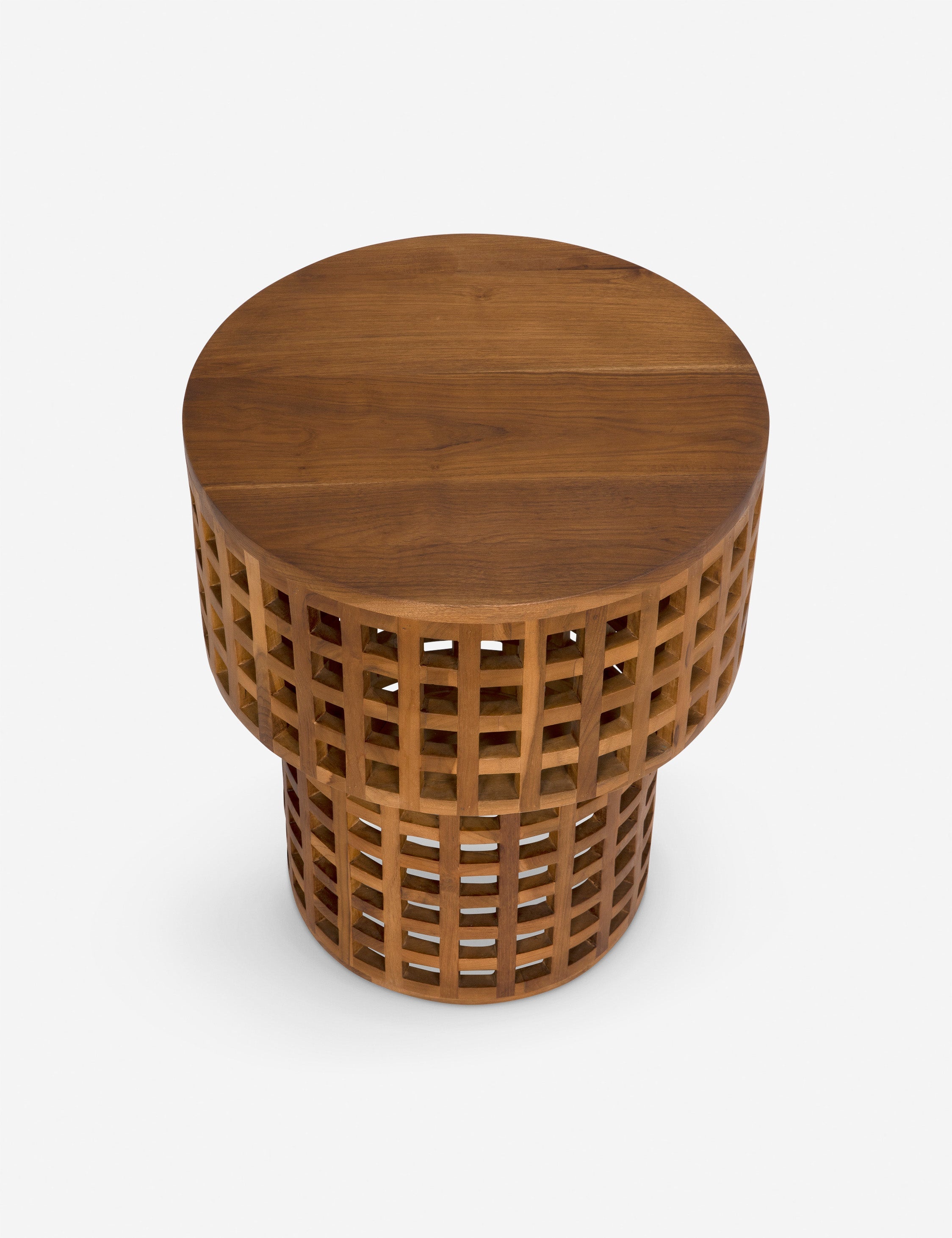 Lulu and Georgia Joffe Round Side Table – Brown - view 2