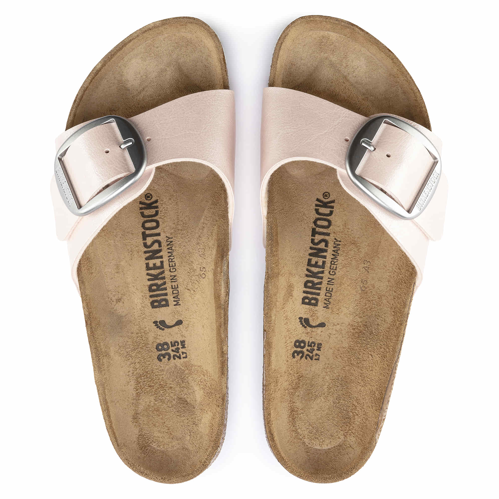 Birkenstock Madrid Big Buckle Birko-Flor – Pink Pink/Graceful Light Rose - view 2