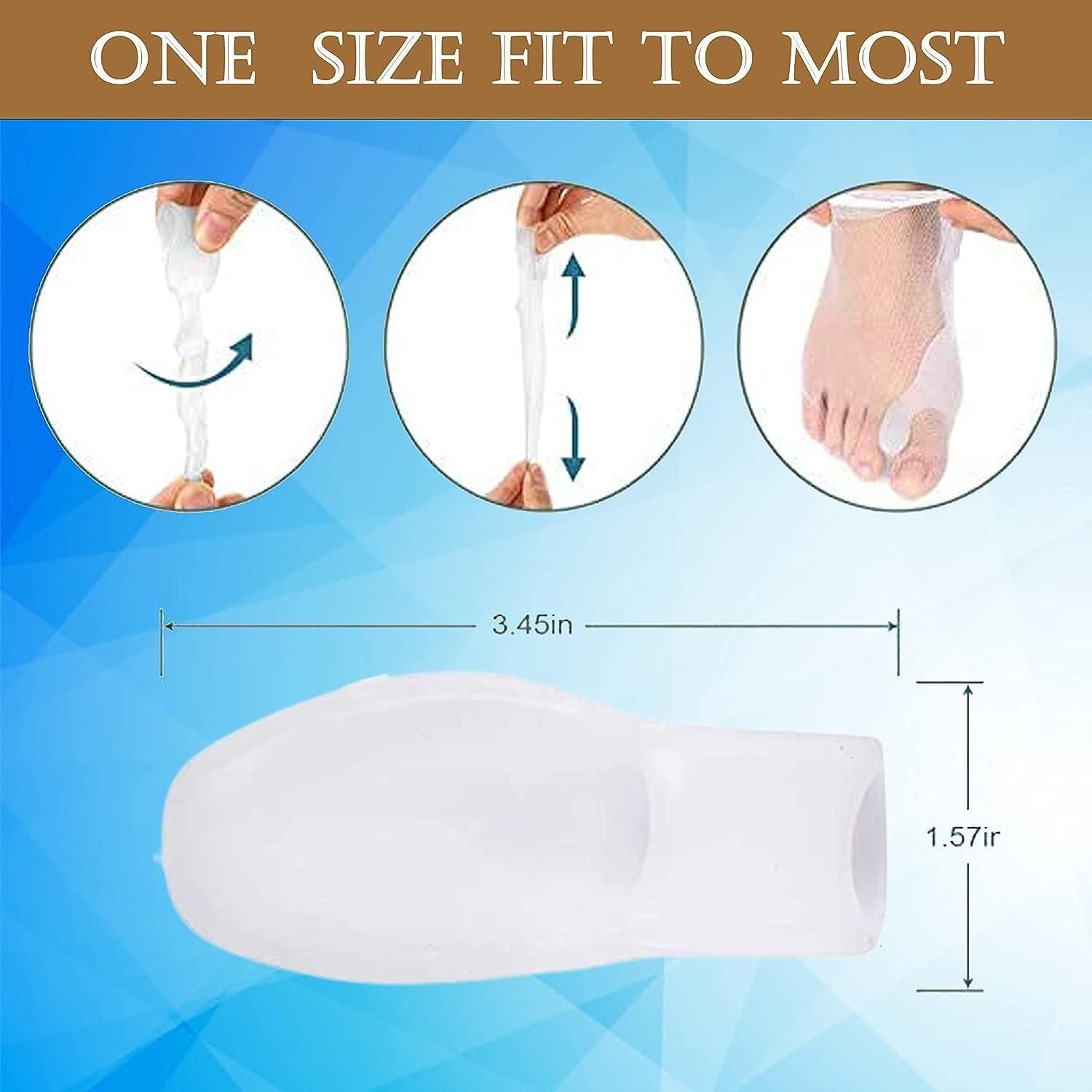 Roposo Clout Silicone Toe Separator For Adults Bunion Corrector Splint Kit For Toe - view 2