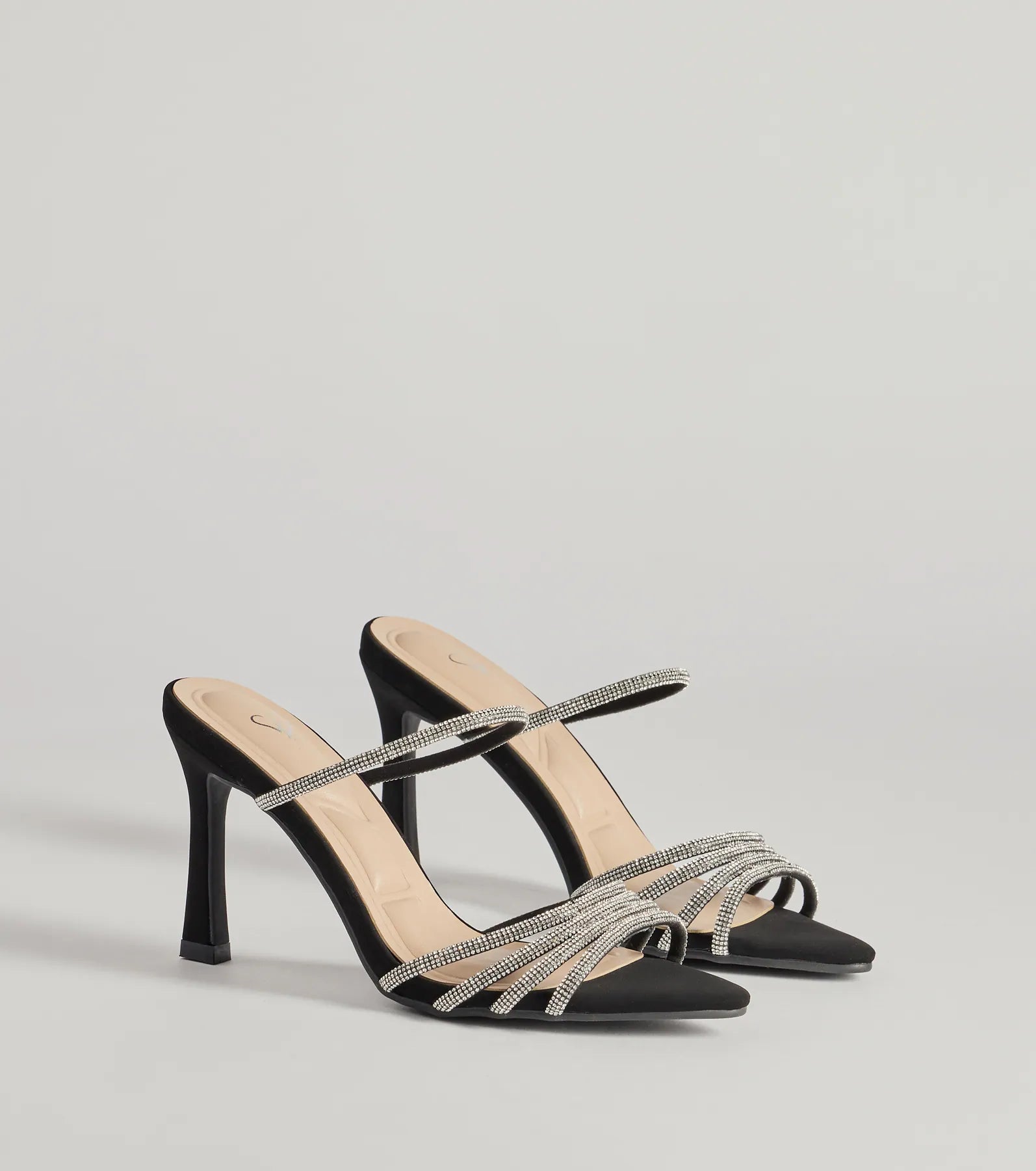 Windsor Endless Shine Rhinestone Stiletto Heels - view 5