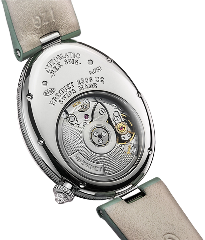 Breguet Reine De Naples Green Strap 36.50 mm for Women - view 2