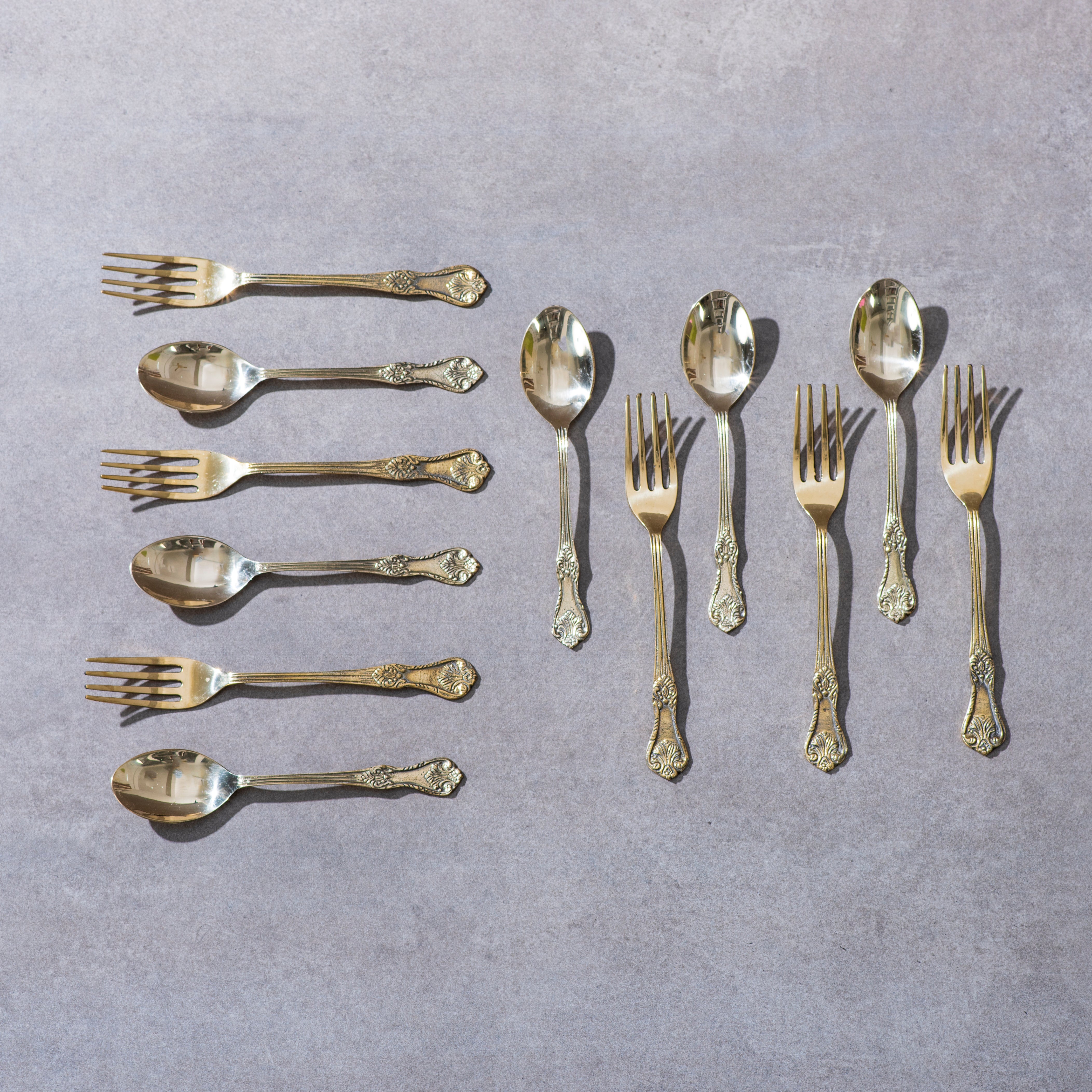 Gift box cutlery – P-TAL Gift Box of Cutlery (Engraved Brass Forks & Spoons)