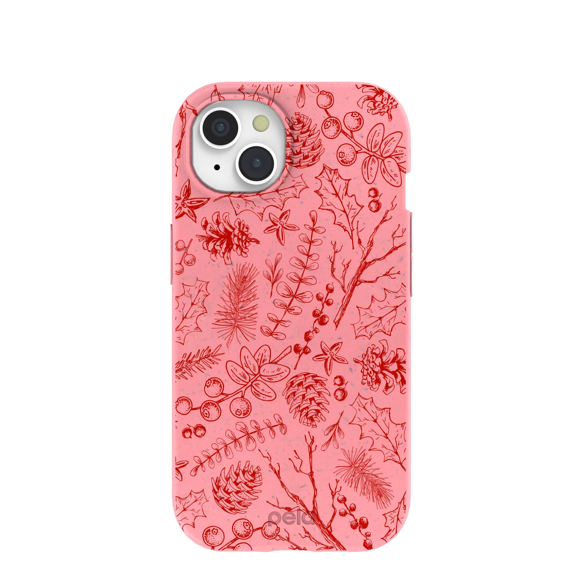 BlackTree Bubblegum Pink Festive Forest iPhone 15 Case