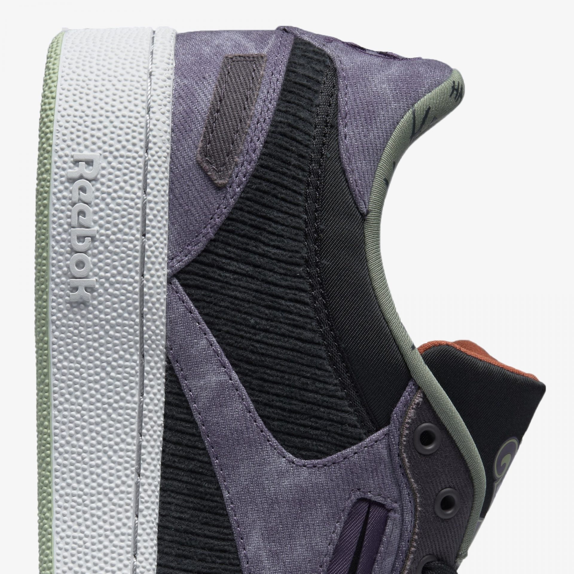 Reebok | DC X CLUB C JOKER { PURPLE/BLACK - view 4