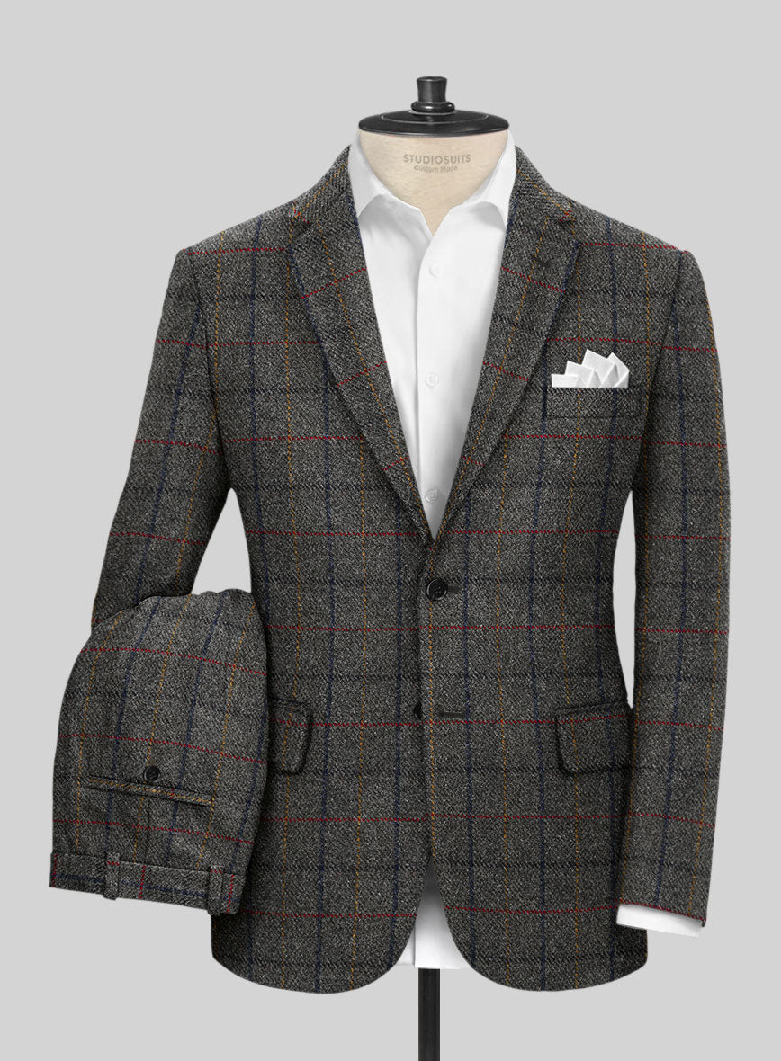 StudioSuits Harris Tweed Stormcrest Gray Suit