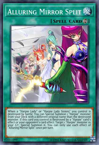 Yu-Gi-Oh! Alluring Mirror Split - LED4-EN003 - Ultra Rare - 1st Edition