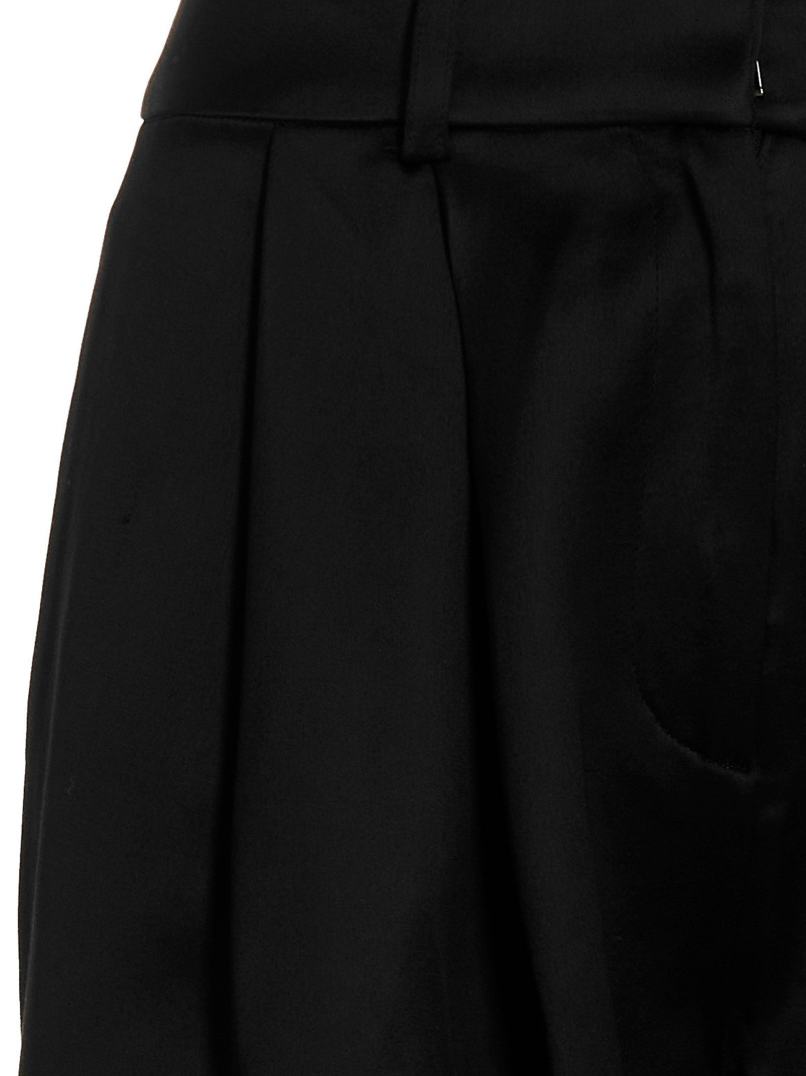 Co Pants With Front Pleats – 82% viscose 18% wool - view 3