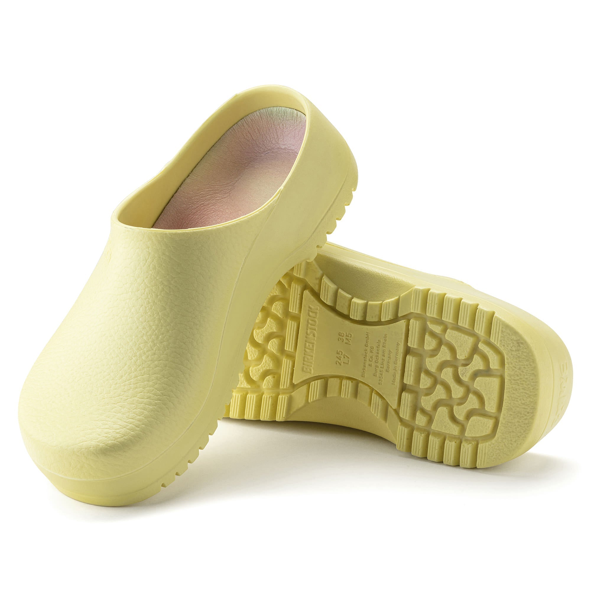 Birkenstock Super-Birki Vegan Polyurethane – Yellow Yellow/Popcorn