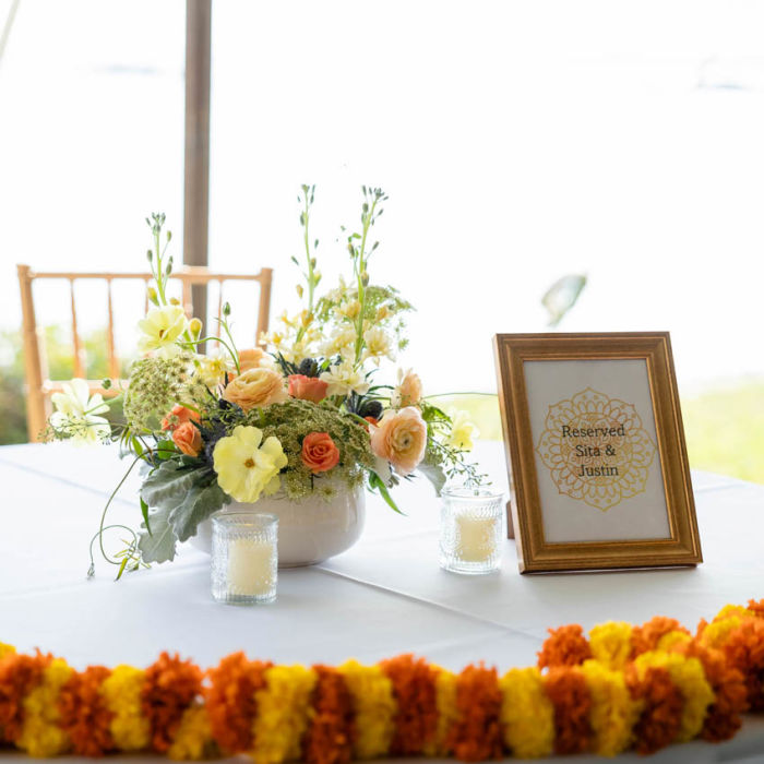 fiftyflowers.com Golden Glow Hindu Wedding - view 2